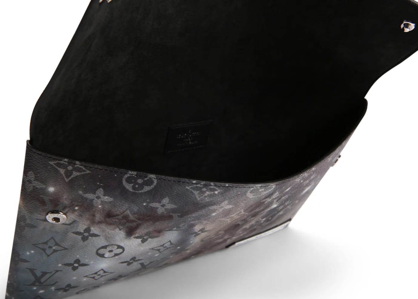 Louis Vuitton Alpha Triple Pochette Monogram Galaxy Black Multicolor