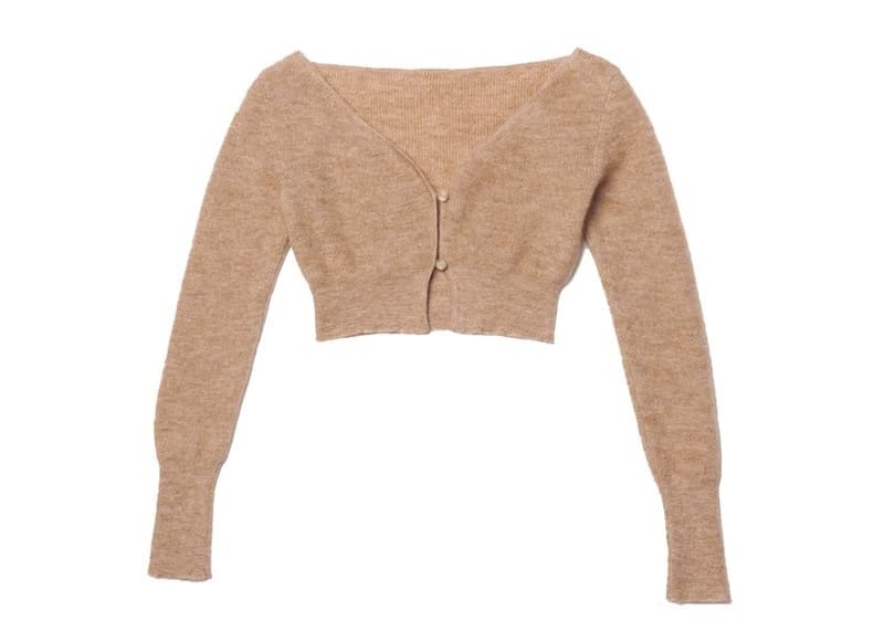 Jacquemus Le Cardigan Alzou Cardigan Light Brown