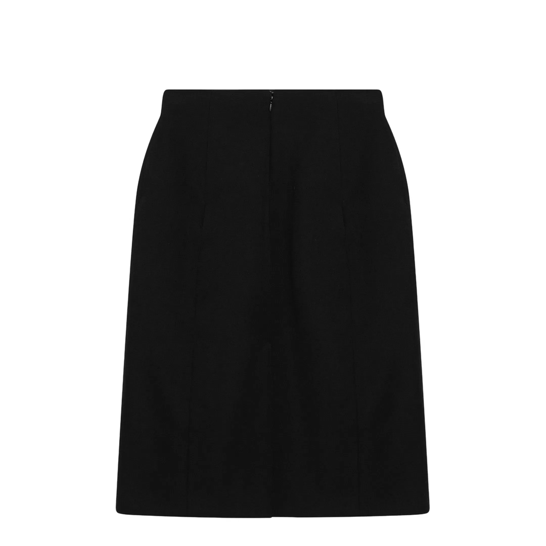 Black Hourglass Midi Skirt