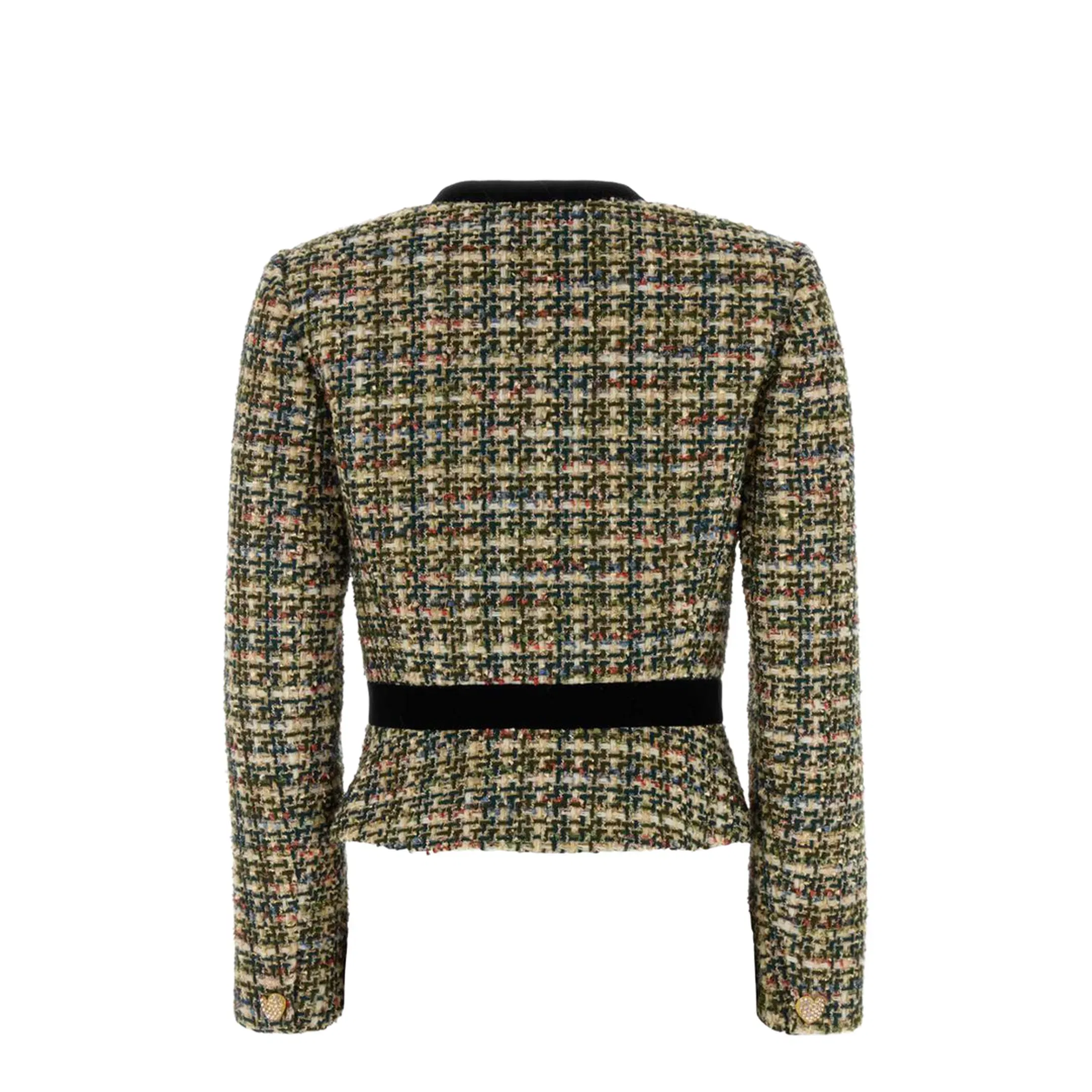Multicolored Blazer with Bows