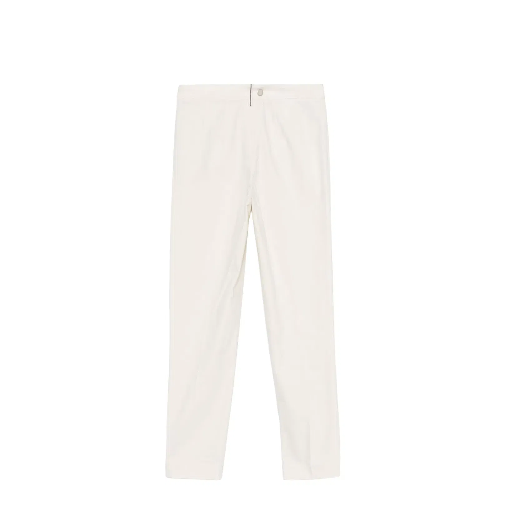 Ivory Stretch Cotton Pants