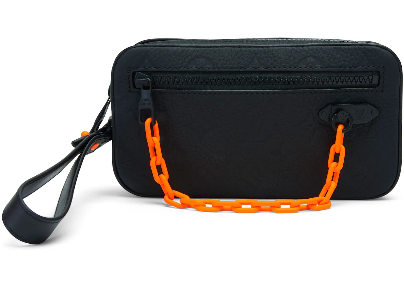 Louis Vuitton Pochette Volga Monogram Empreinte Orange Black