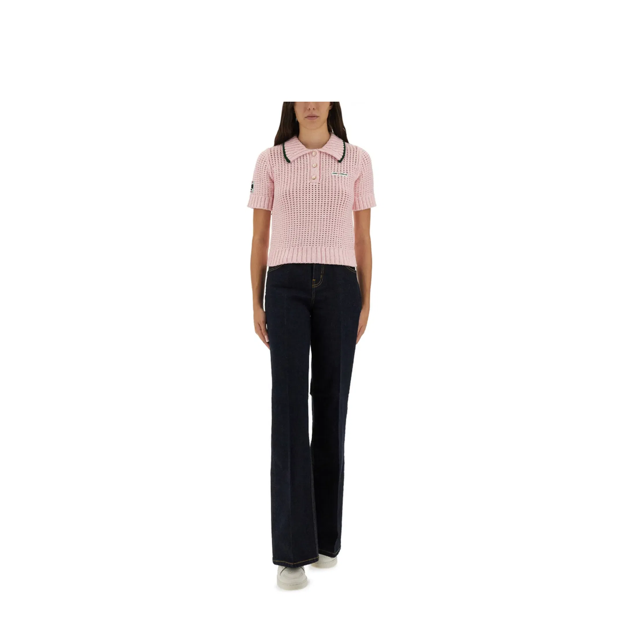 Cotton Mouliné Polo Shirt