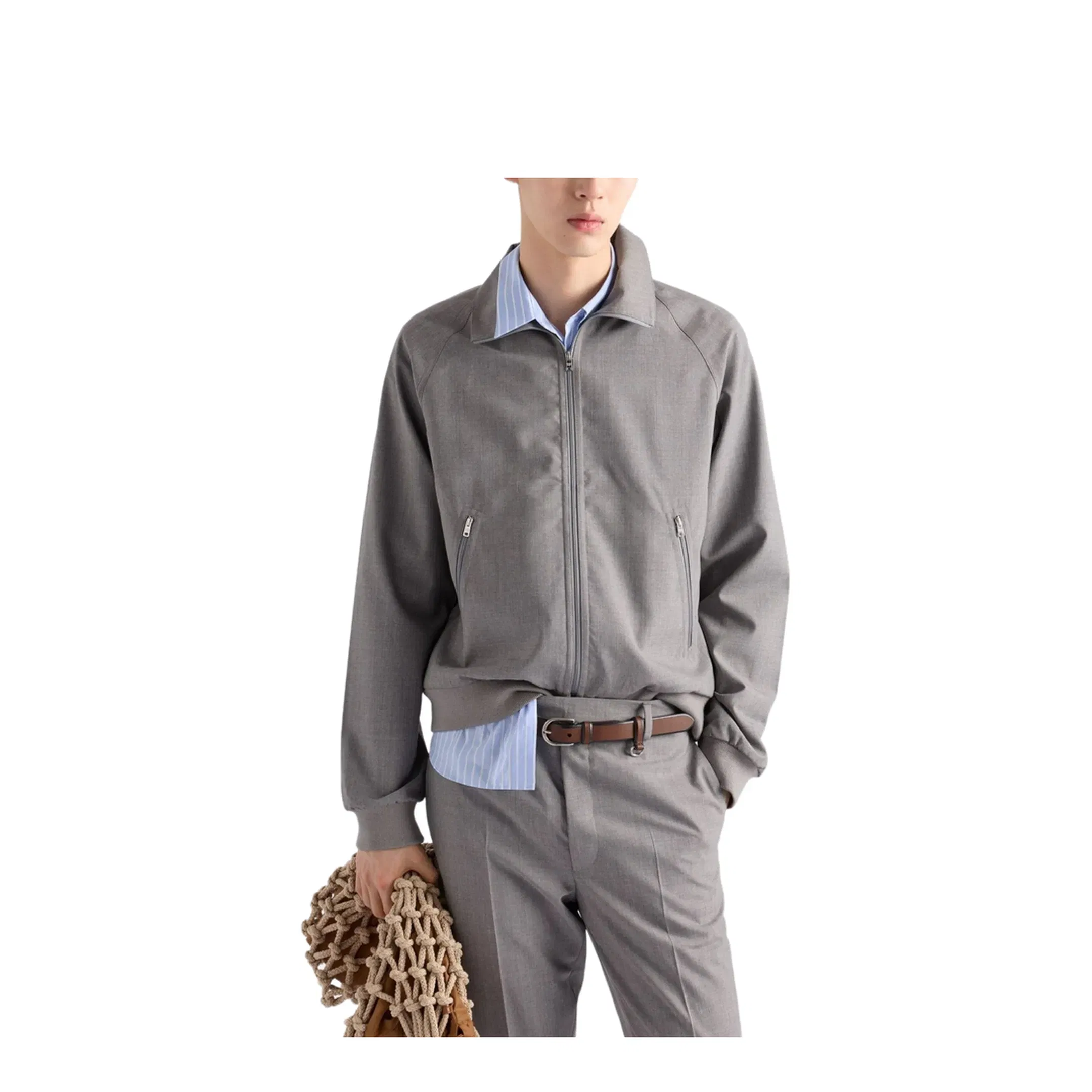 Zipped Bouson Jacket