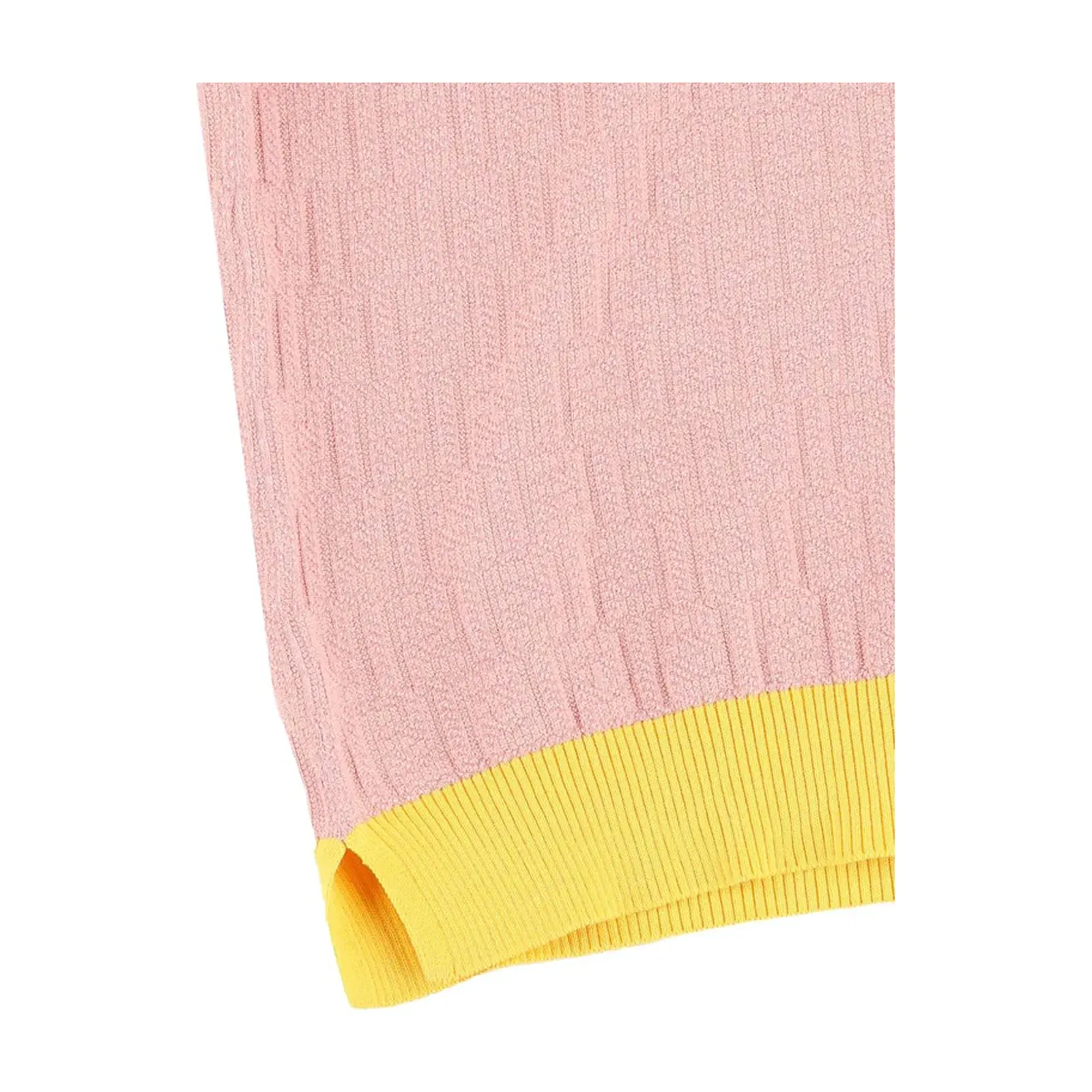 Pink Polo T-Shirt with Jacquard