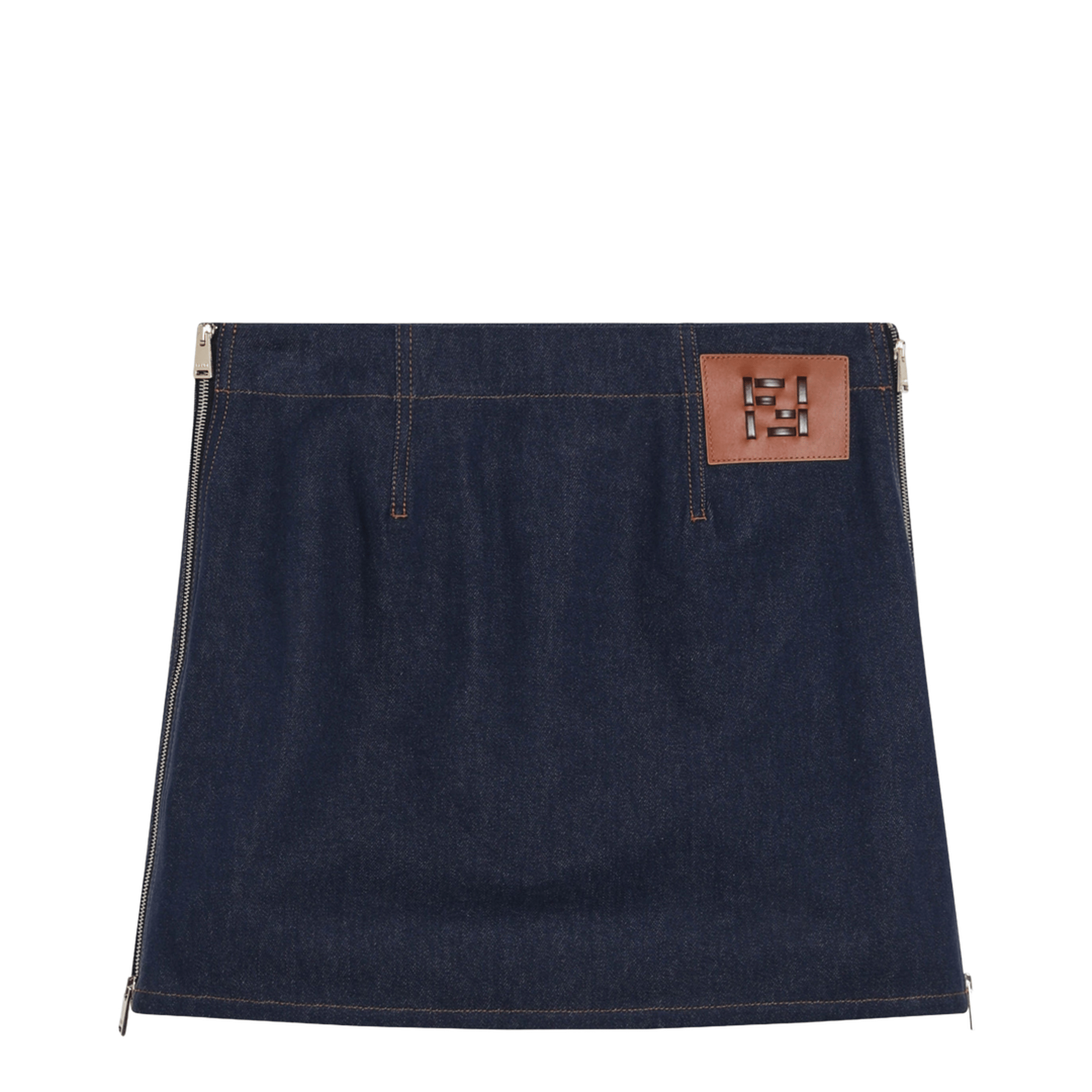 Navy Blue Mini Skirt