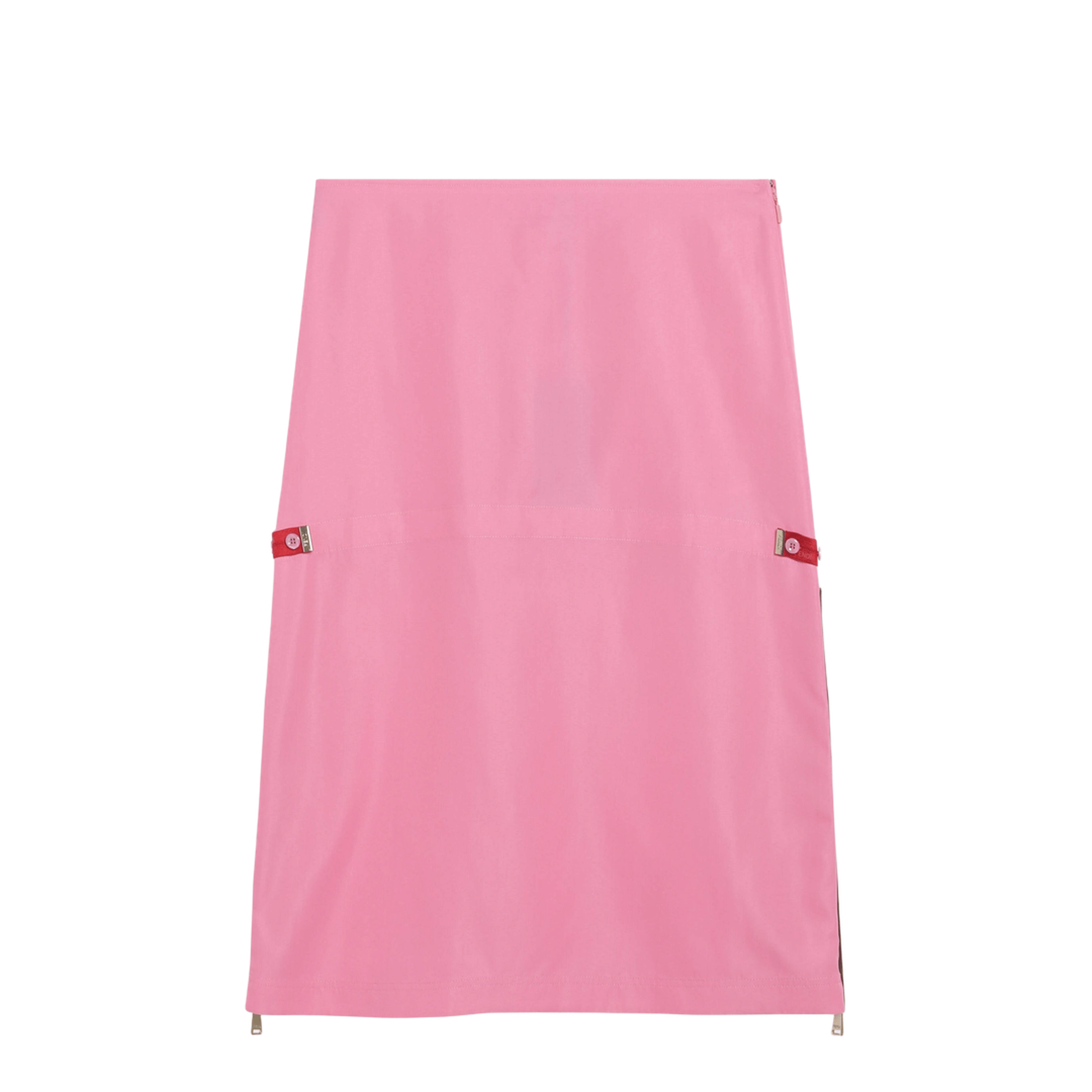 Pink Technical Viscose Skirt