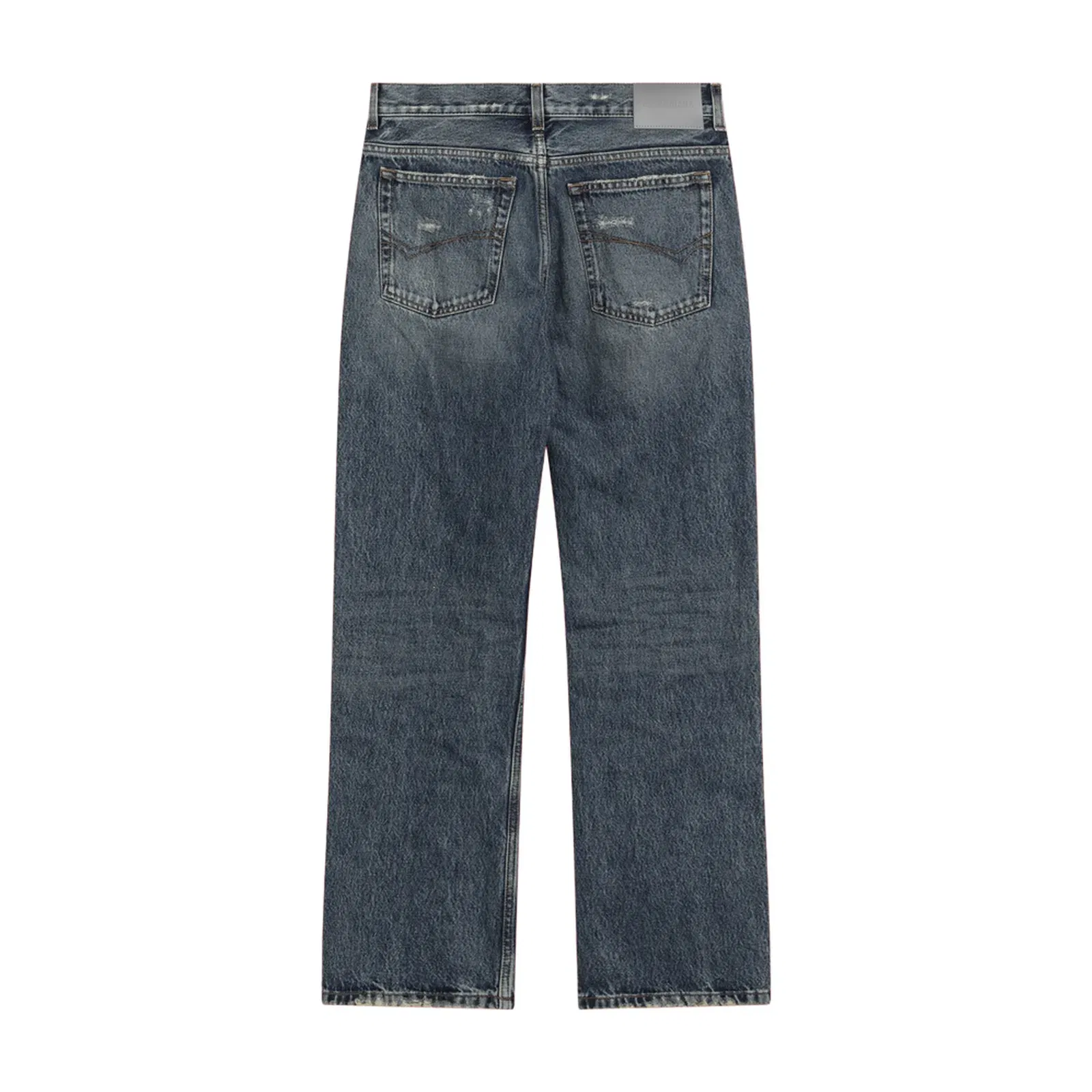 Vintage Blue Jeans with Worn Effect