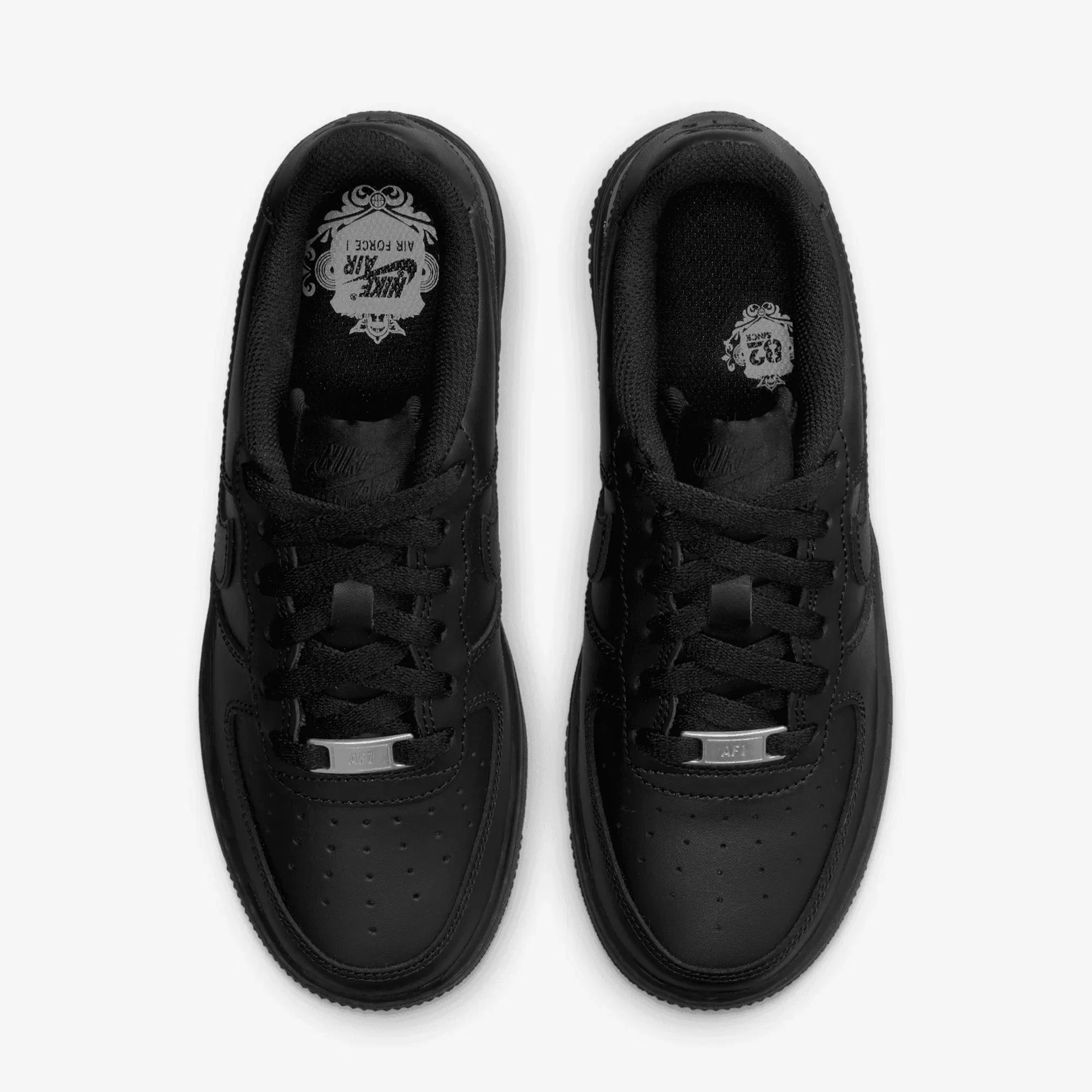 Nike AIR FORCE 1 LE { BLACK/BLACK