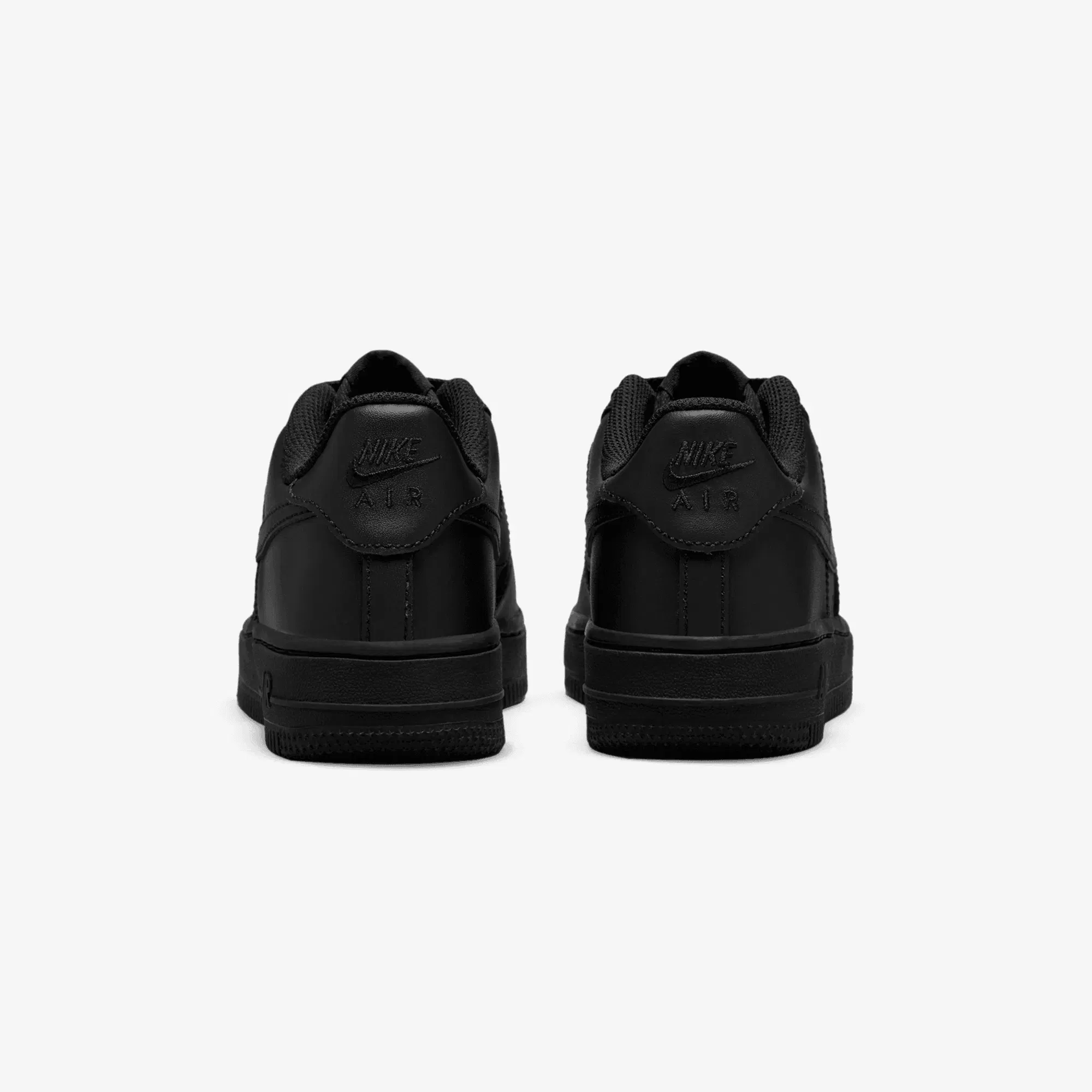 Nike AIR FORCE 1 LE { BLACK/BLACK