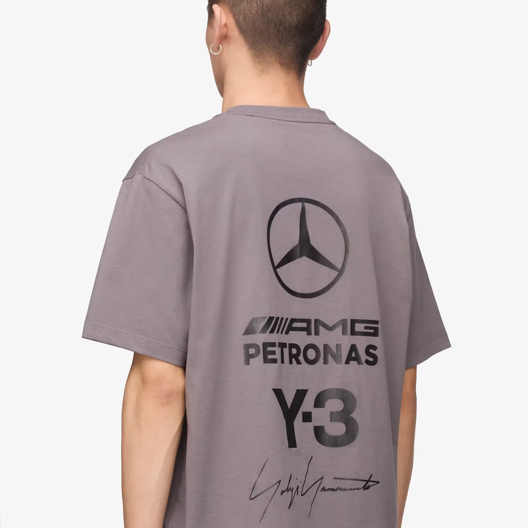 ADIDAS MERCEDES LOGO STACK { GRANITE
