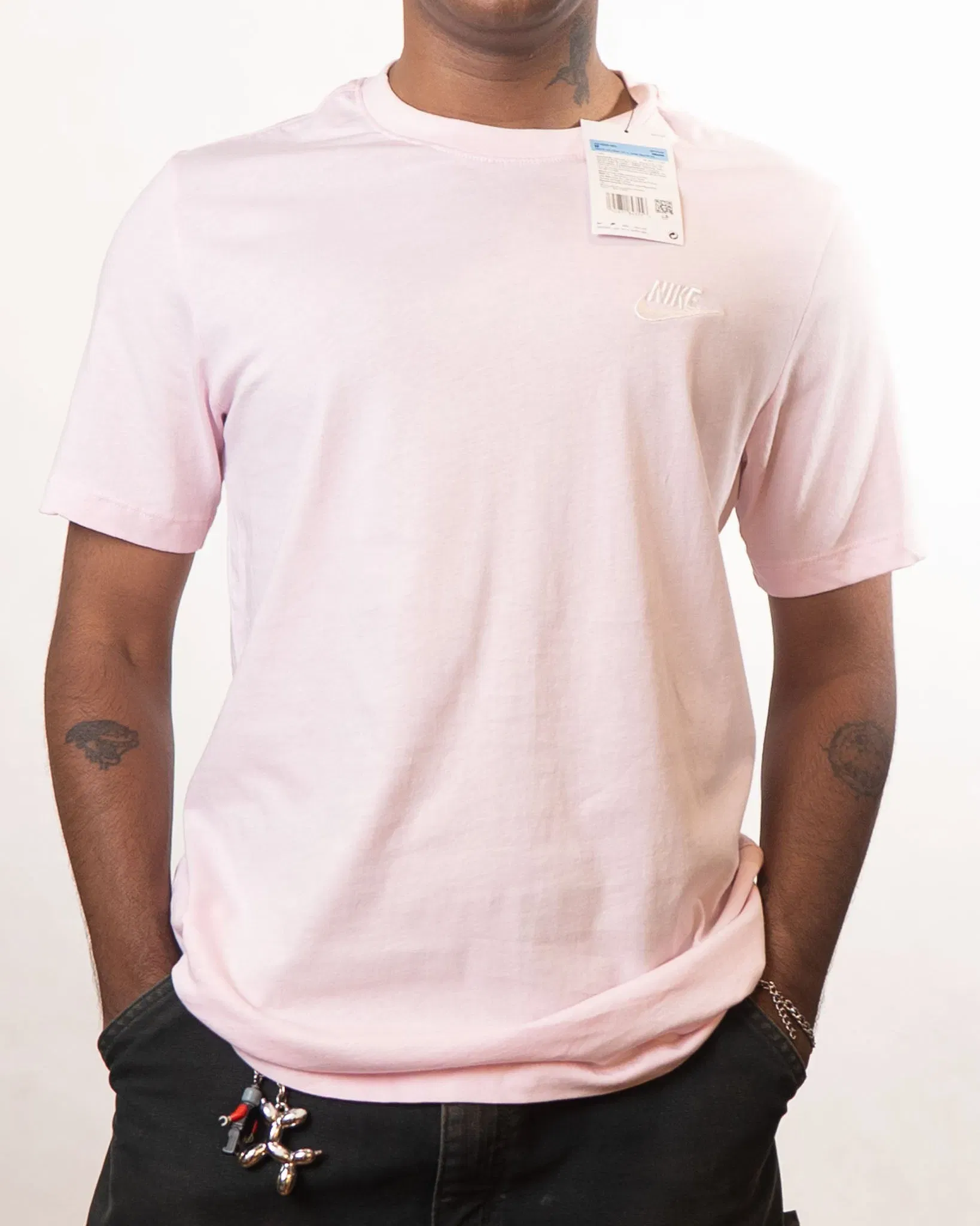 Nike Baby Pink Crewneck T-Shirt (M)