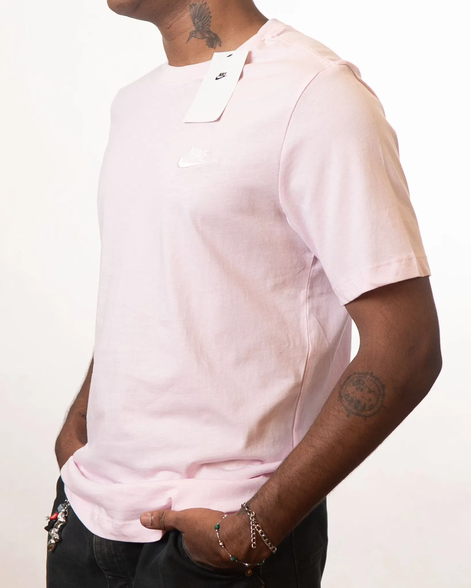 Nike Baby Pink Crewneck T-Shirt (M)