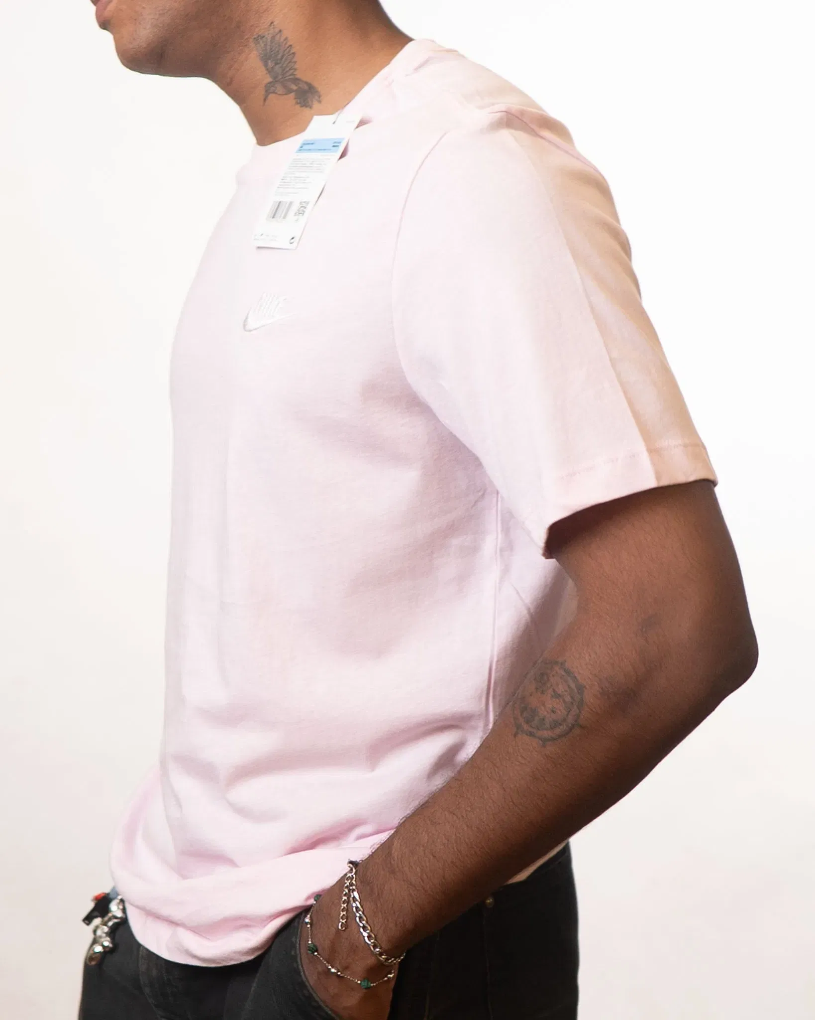 Nike Baby Pink Crewneck T-Shirt (M)