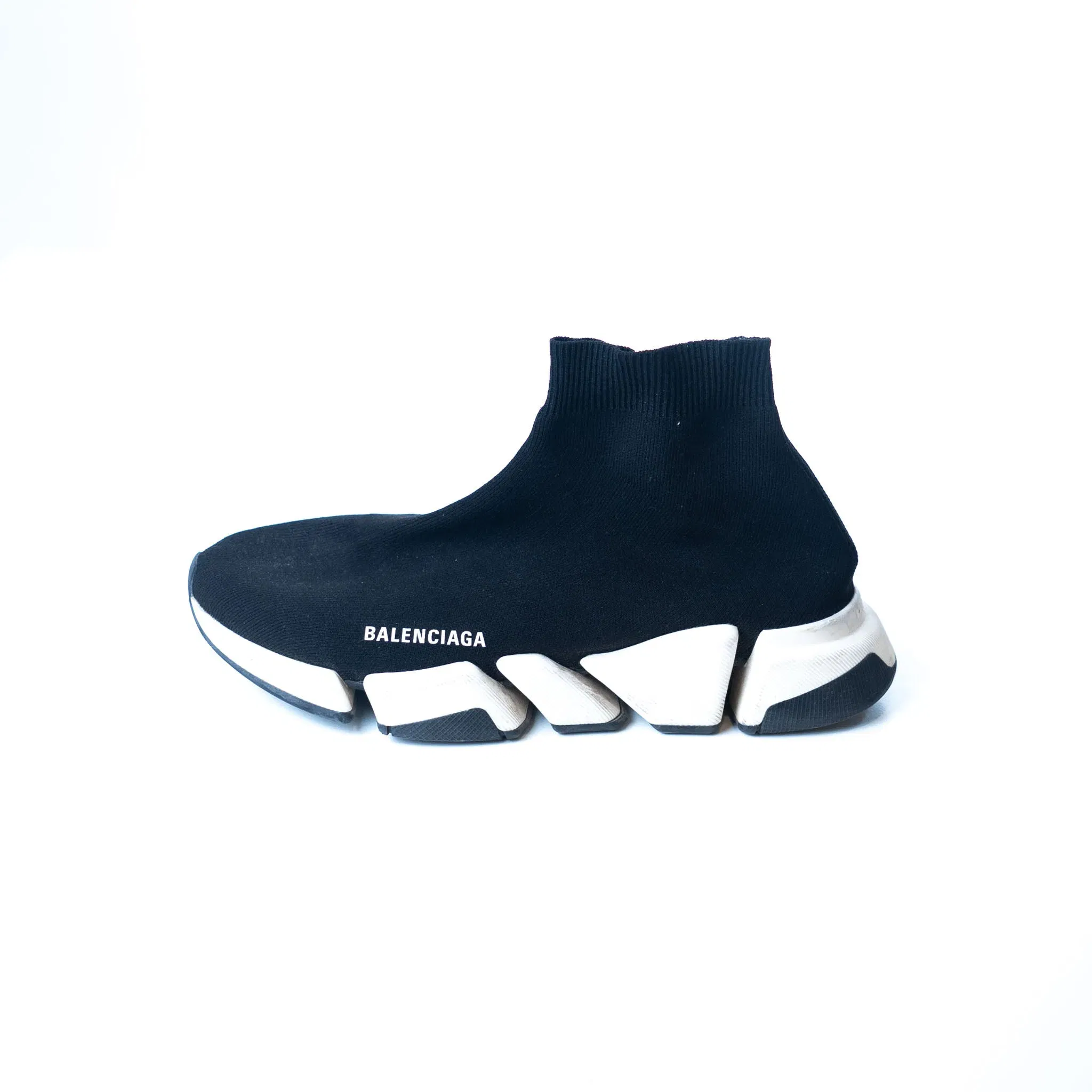 Balenciaga Speed 2.0 Knit Black Sneaker (UK 9)