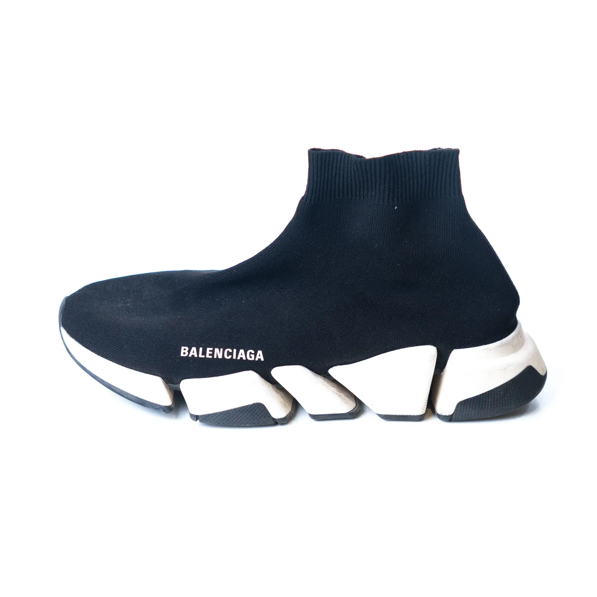 Balenciaga Speed 2.0 Knit Black Sneaker (UK 9)