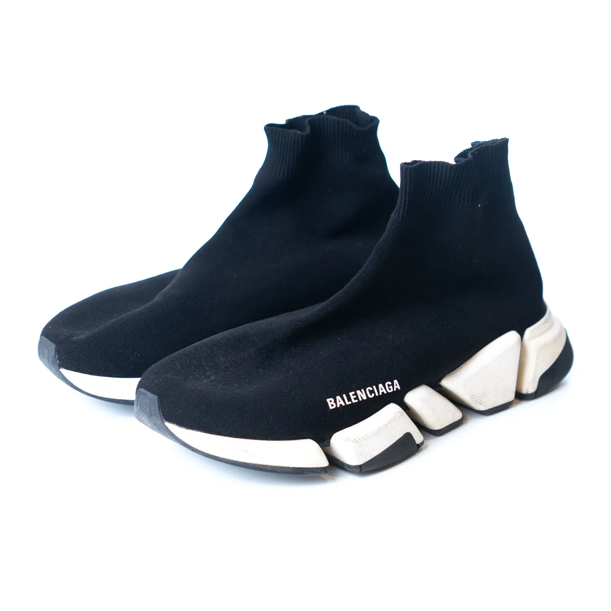 Balenciaga Speed 2.0 Knit Black Sneaker (UK 9)