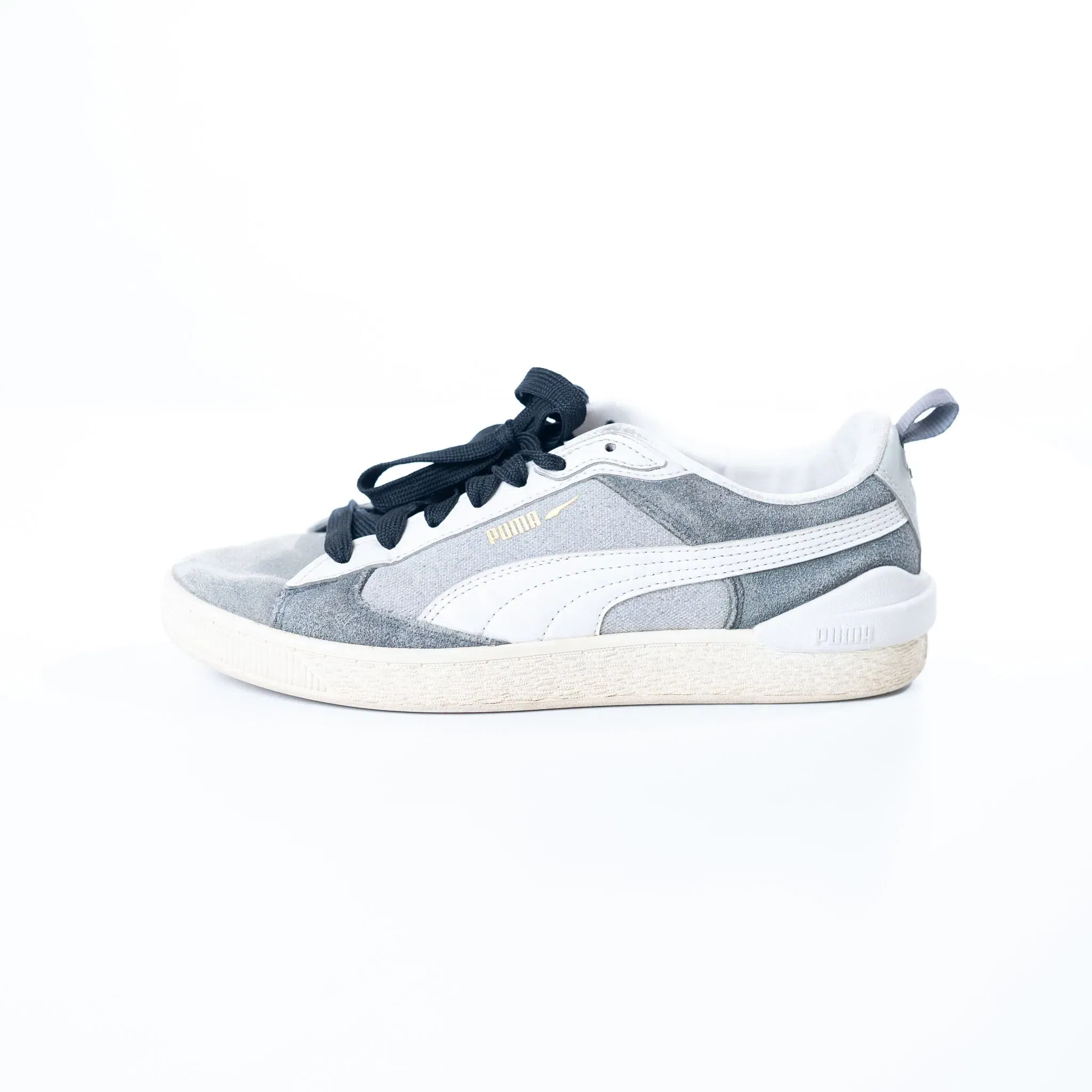 Puma Grey Leather WTFormstripe2 Sneakers (UK 6)
