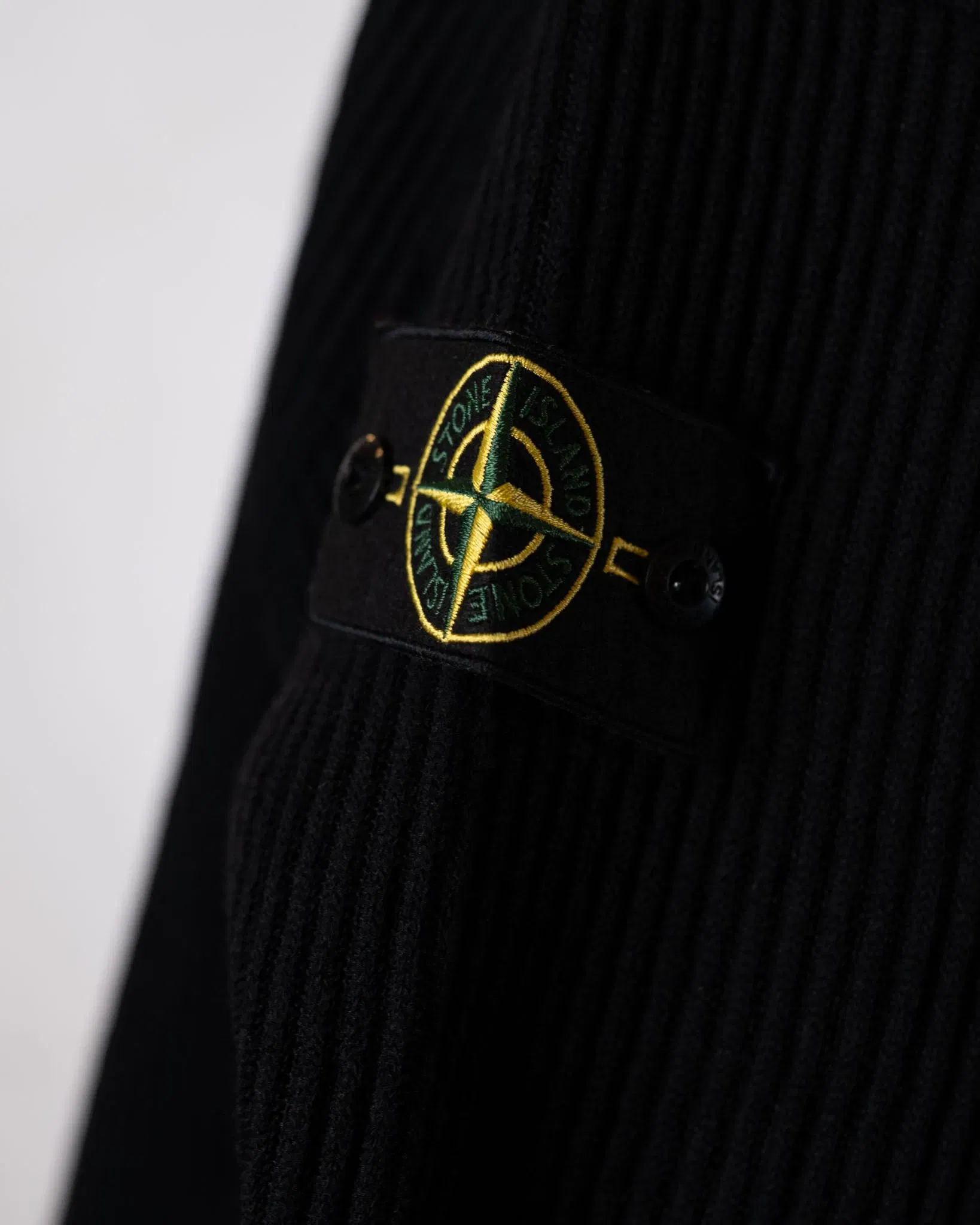 Stone Island Mens Black Sweater (LS)