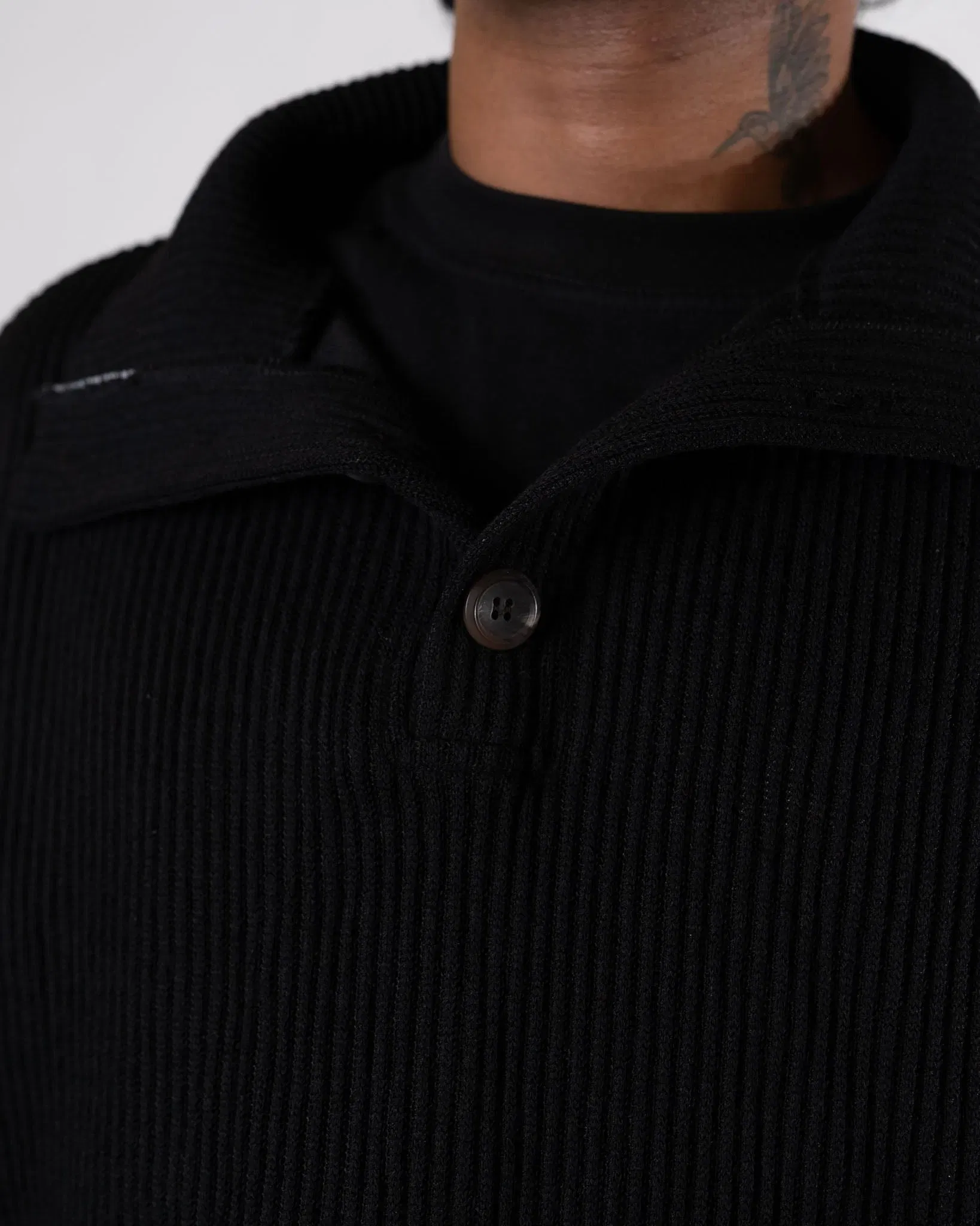 Stone Island Mens Black Sweater (LS)