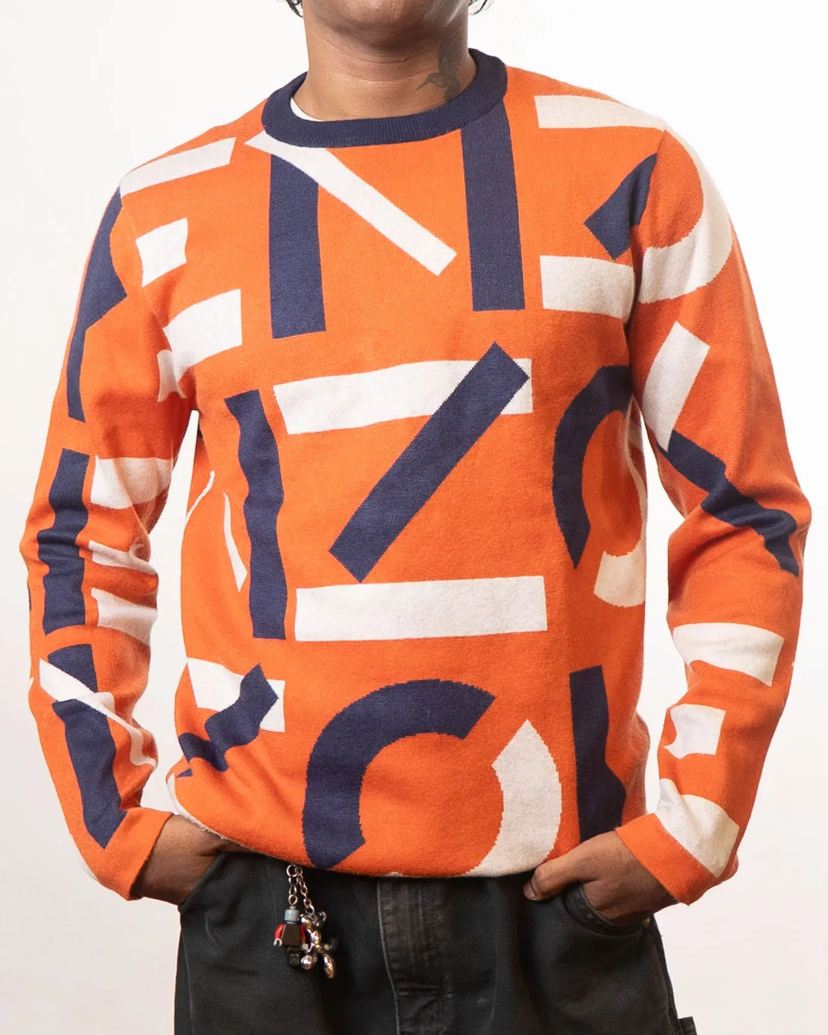Kenzo Orange Sweater (S)