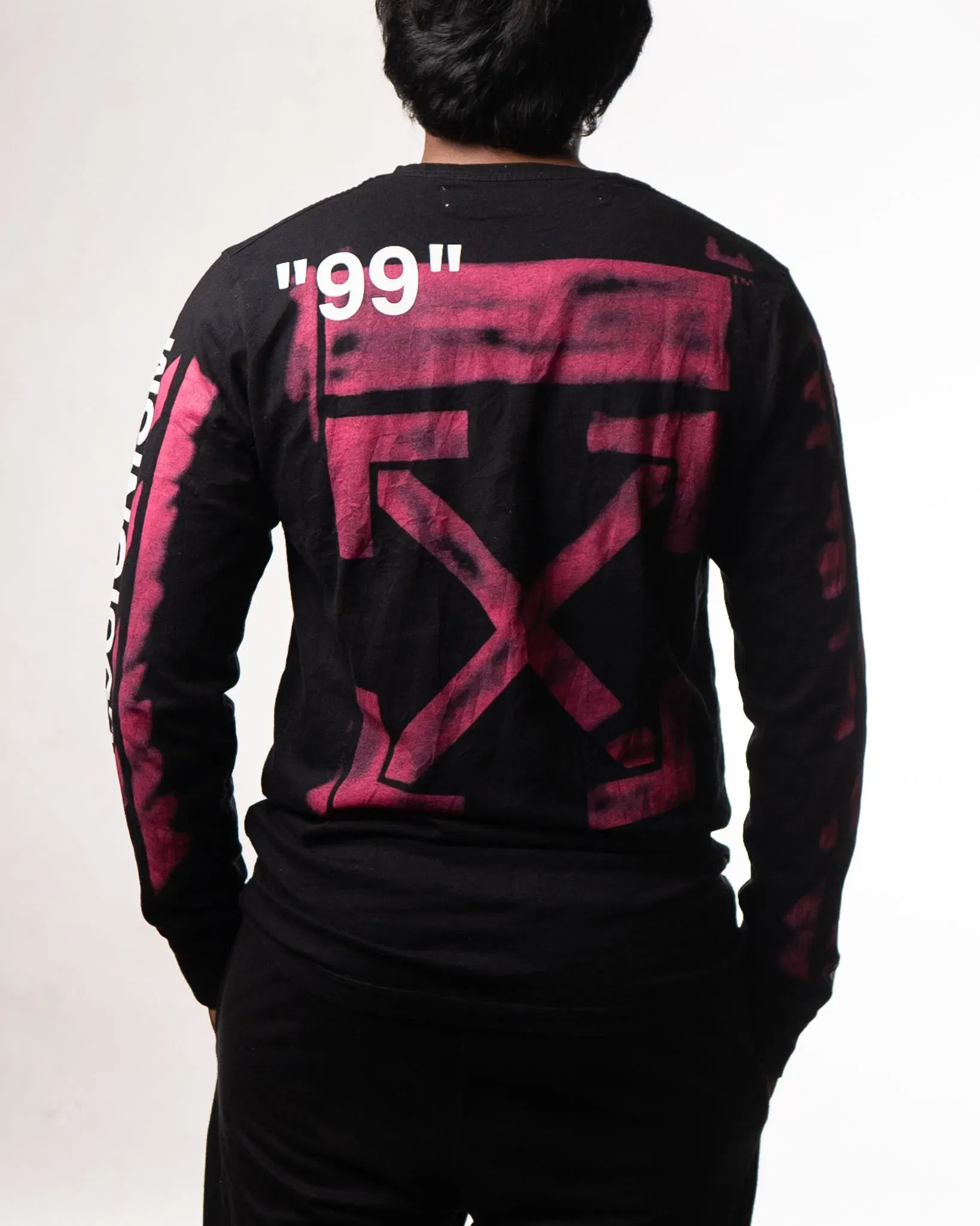 Off-White Impressionism Diag Stencil Sweatshirt (M)