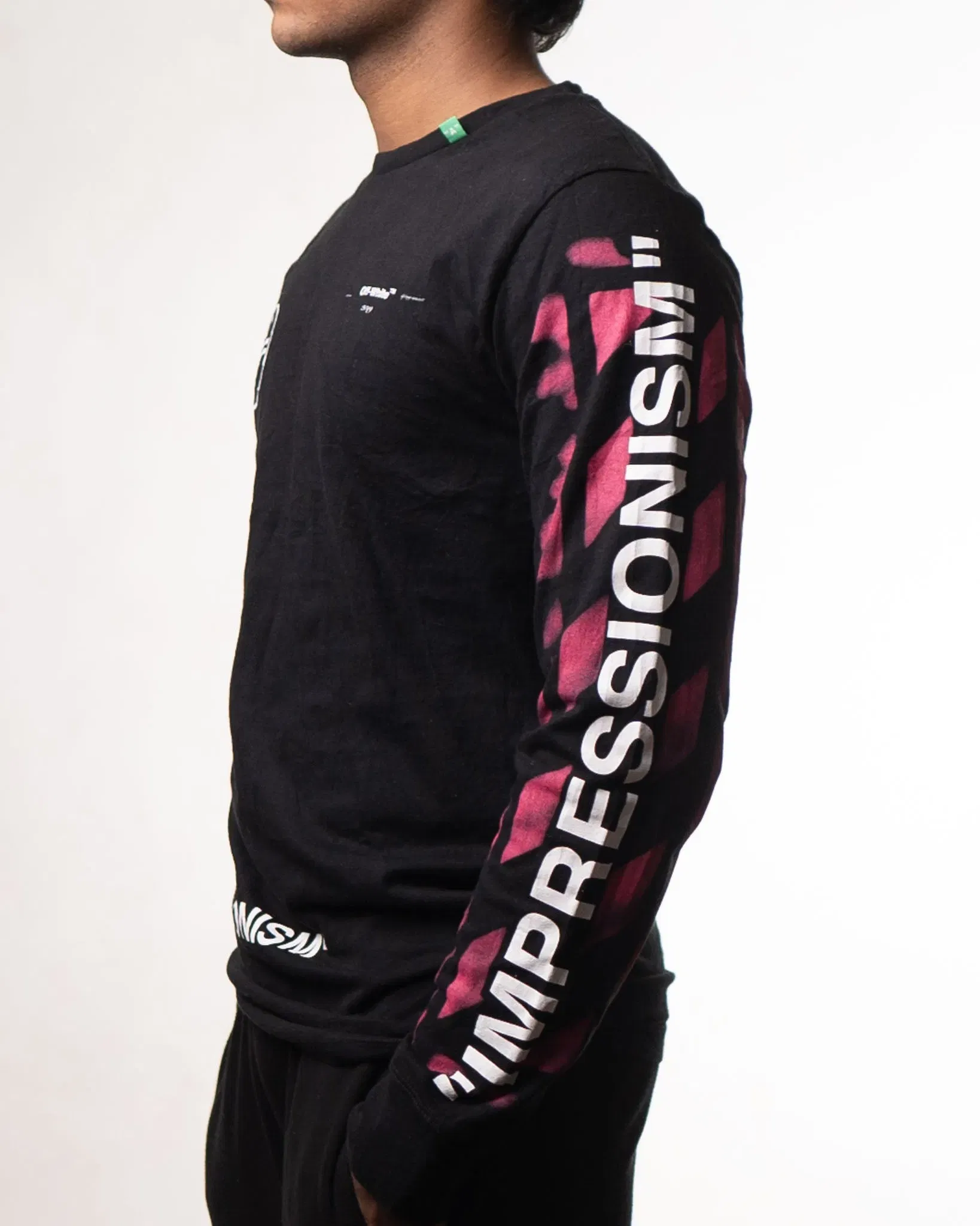 Off-White Impressionism Diag Stencil Sweatshirt (M)