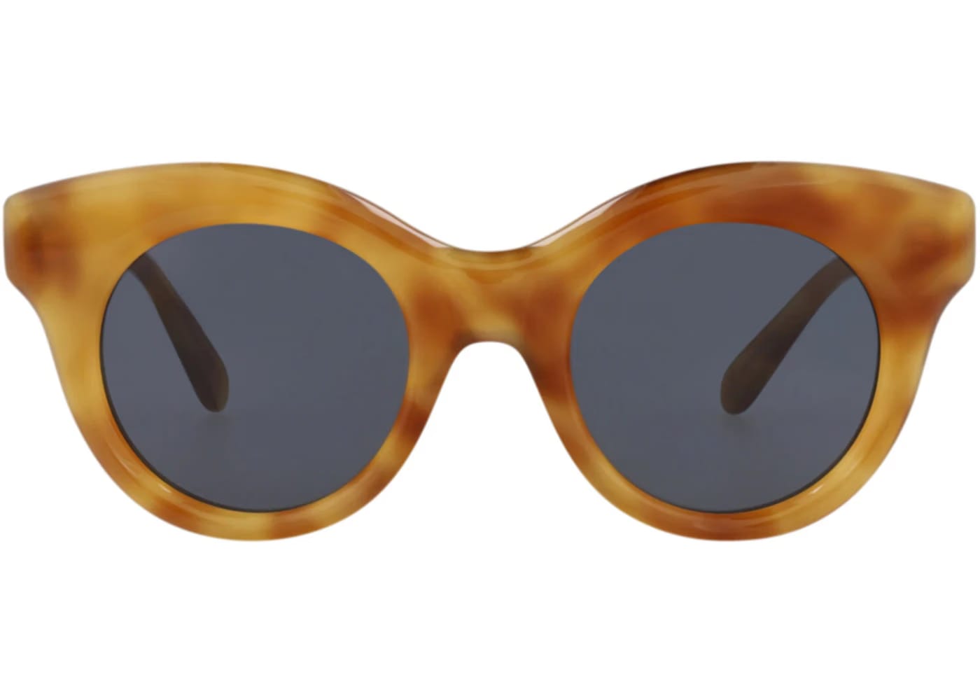 LOEWE Round Sunglasses Havana Havana Blue (LW40126I-49-53V)