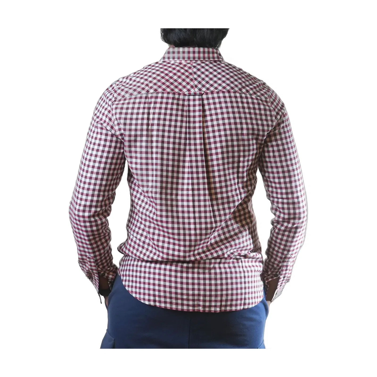 Fred Perry Red Chequered Shirt (S)