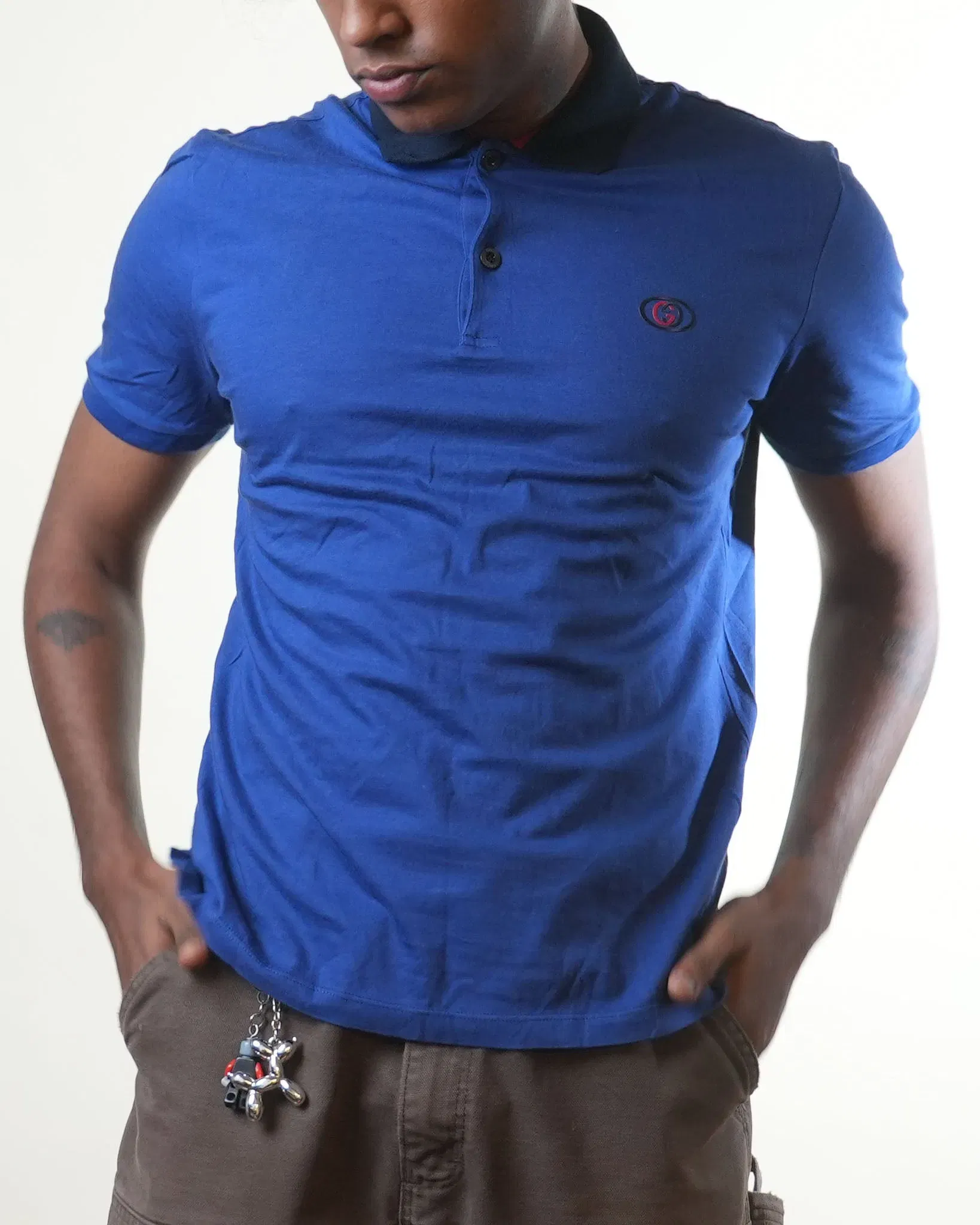 Gucci Blue Polo T-Shirt (S)