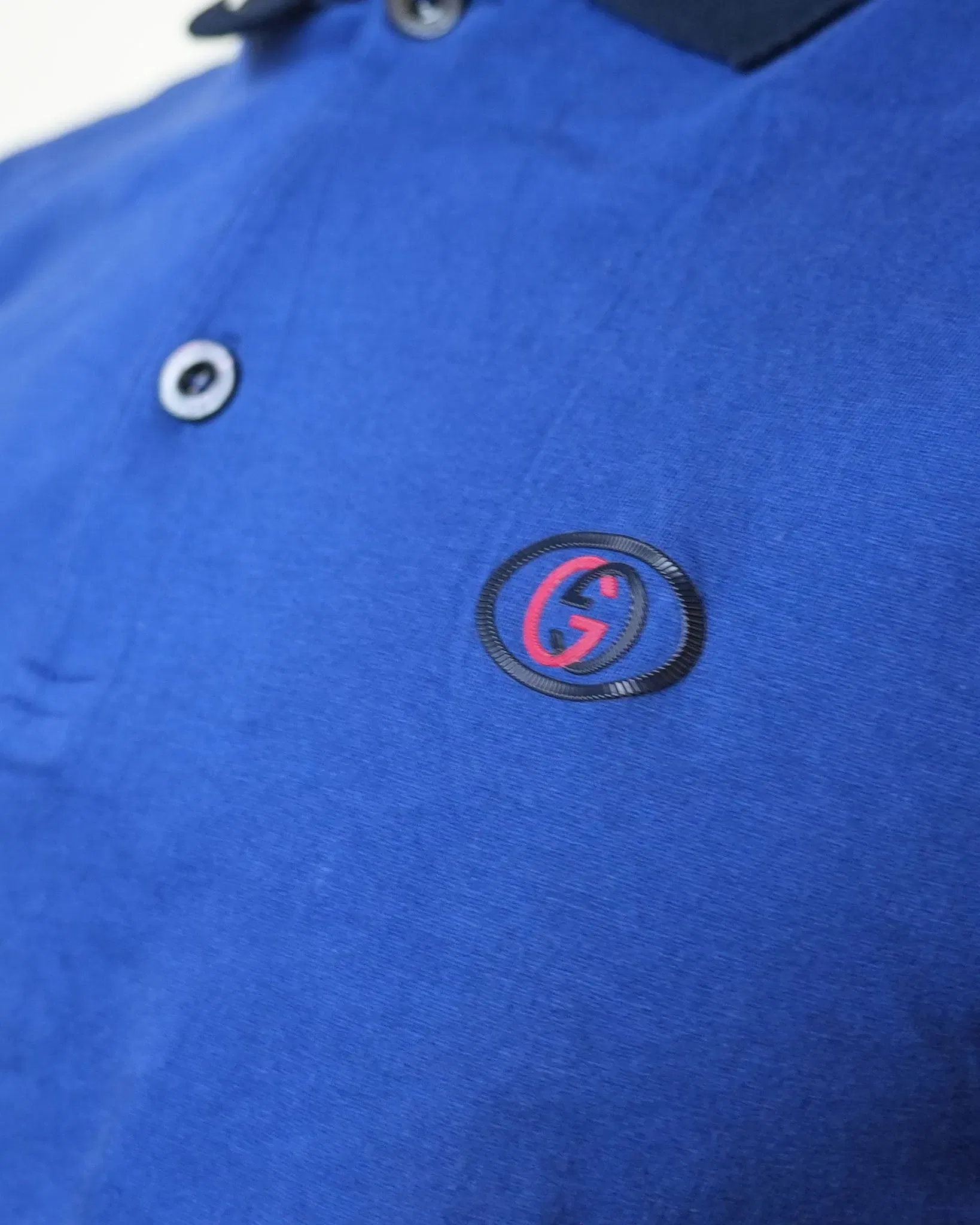 Gucci Blue Polo T-Shirt (S)