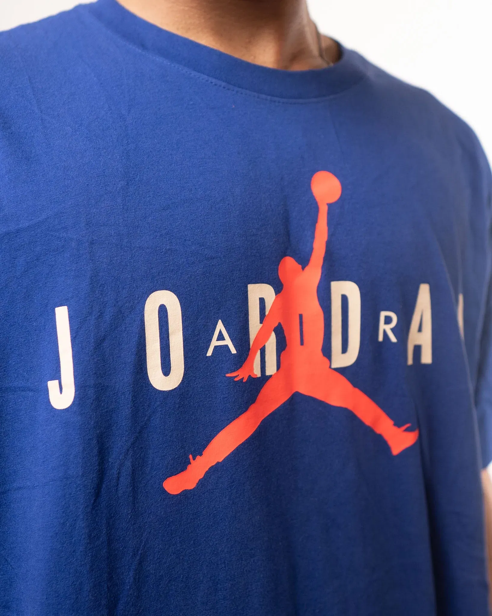 Nike Air Jordan Blue Jumpman Printed T-Shirt (L)