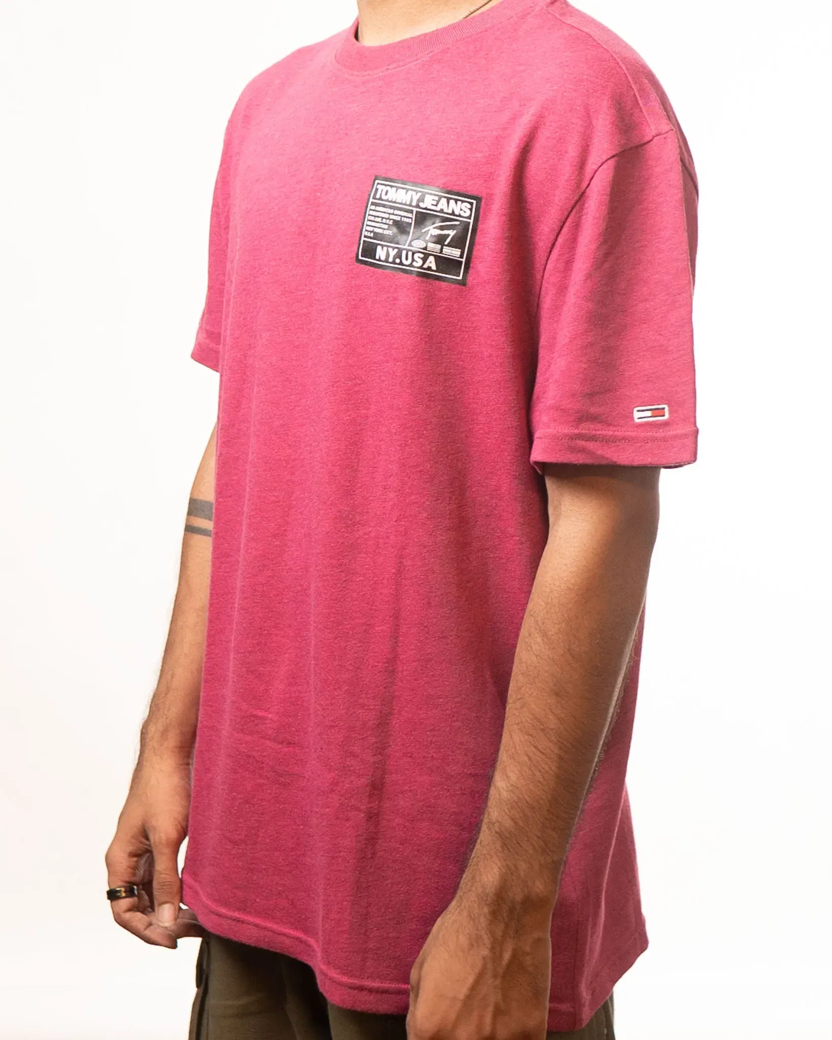 Tommy Hilfiger Pink Crewneck T-Shirt (M)