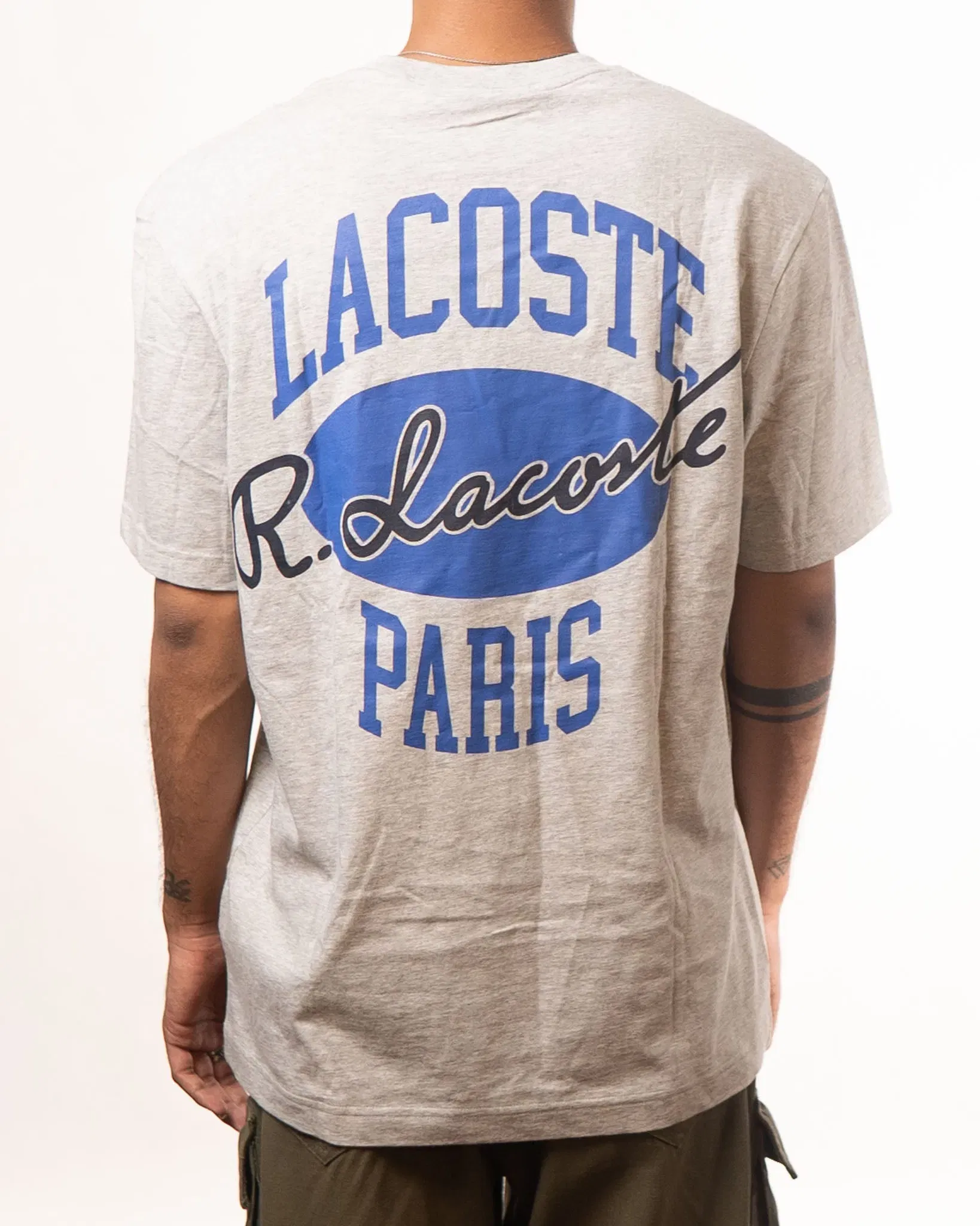 Lacoste Grey Crewneck T-Shirt (M)