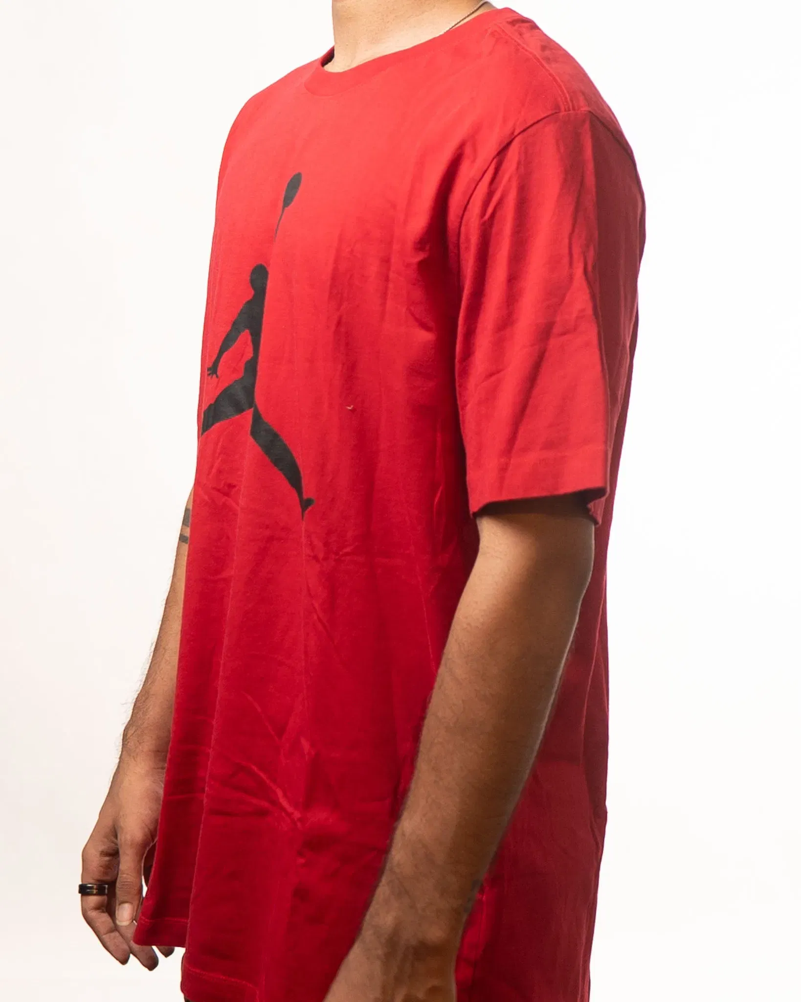 Nike Air Jordan Red Jumpman Printed T-Shirt (L)