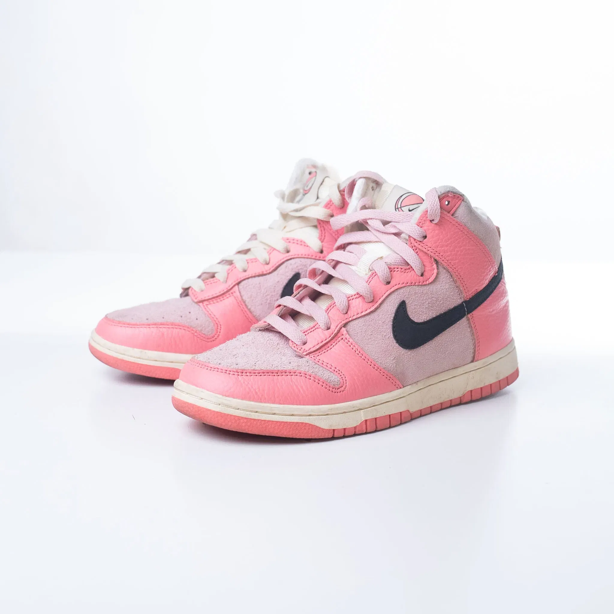 Nike Dunk High Hoops Pack Pink (UK 6)