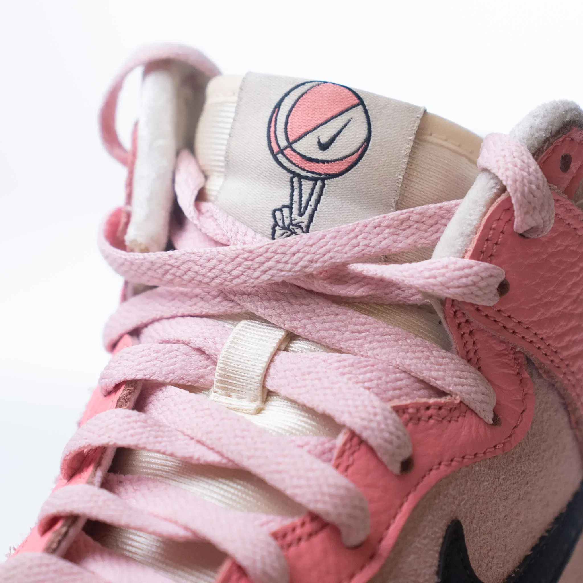 Nike Dunk High Hoops Pack Pink (UK 6)
