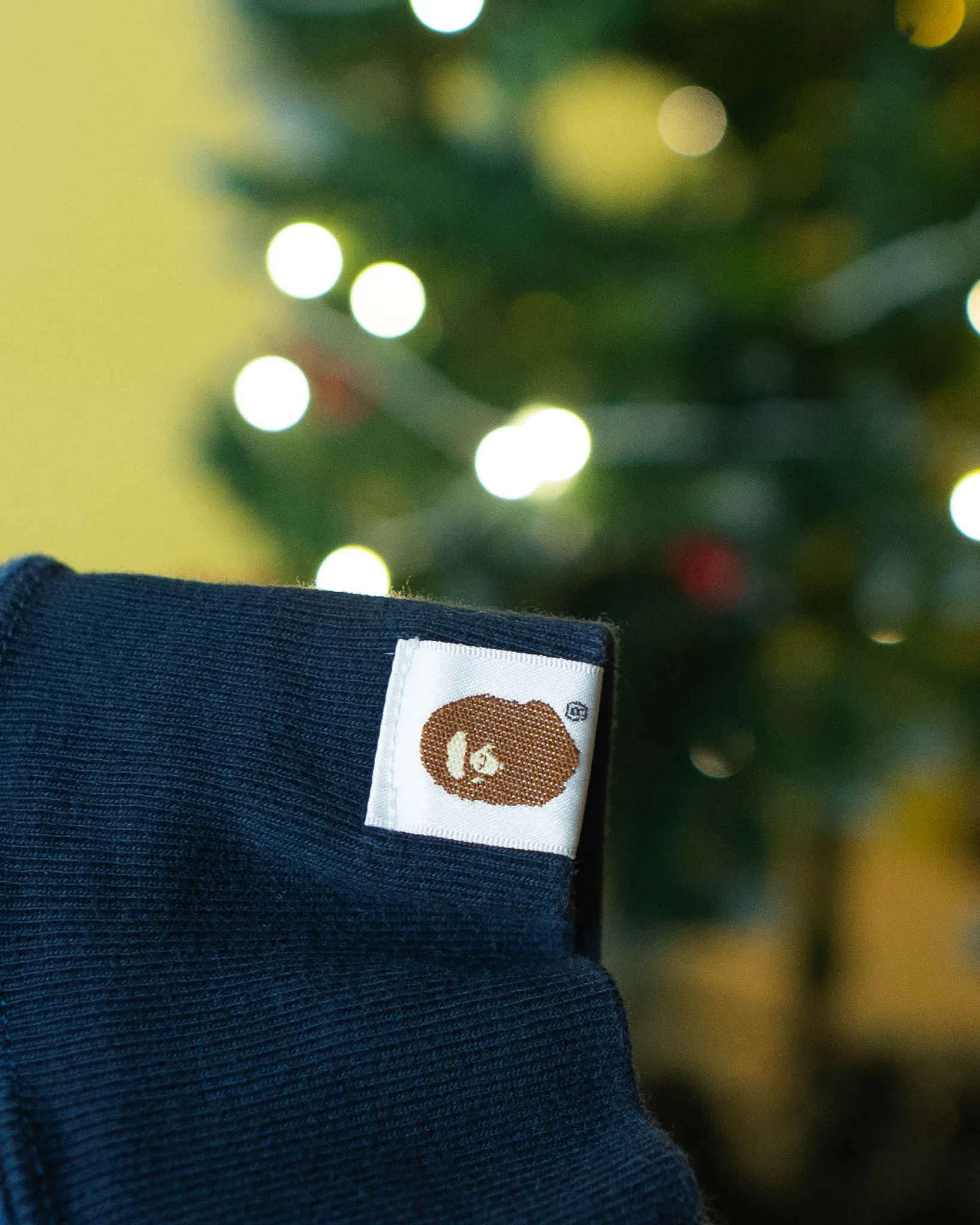 Bape x Alpha Industries Crewneck Sweater Navy (XL)