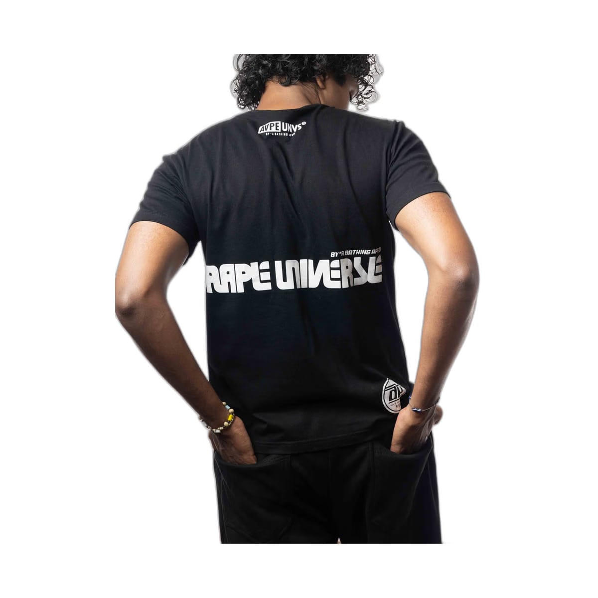 Aape By A Bathing Ape Logo Cotton T-Shirt - Black (M)