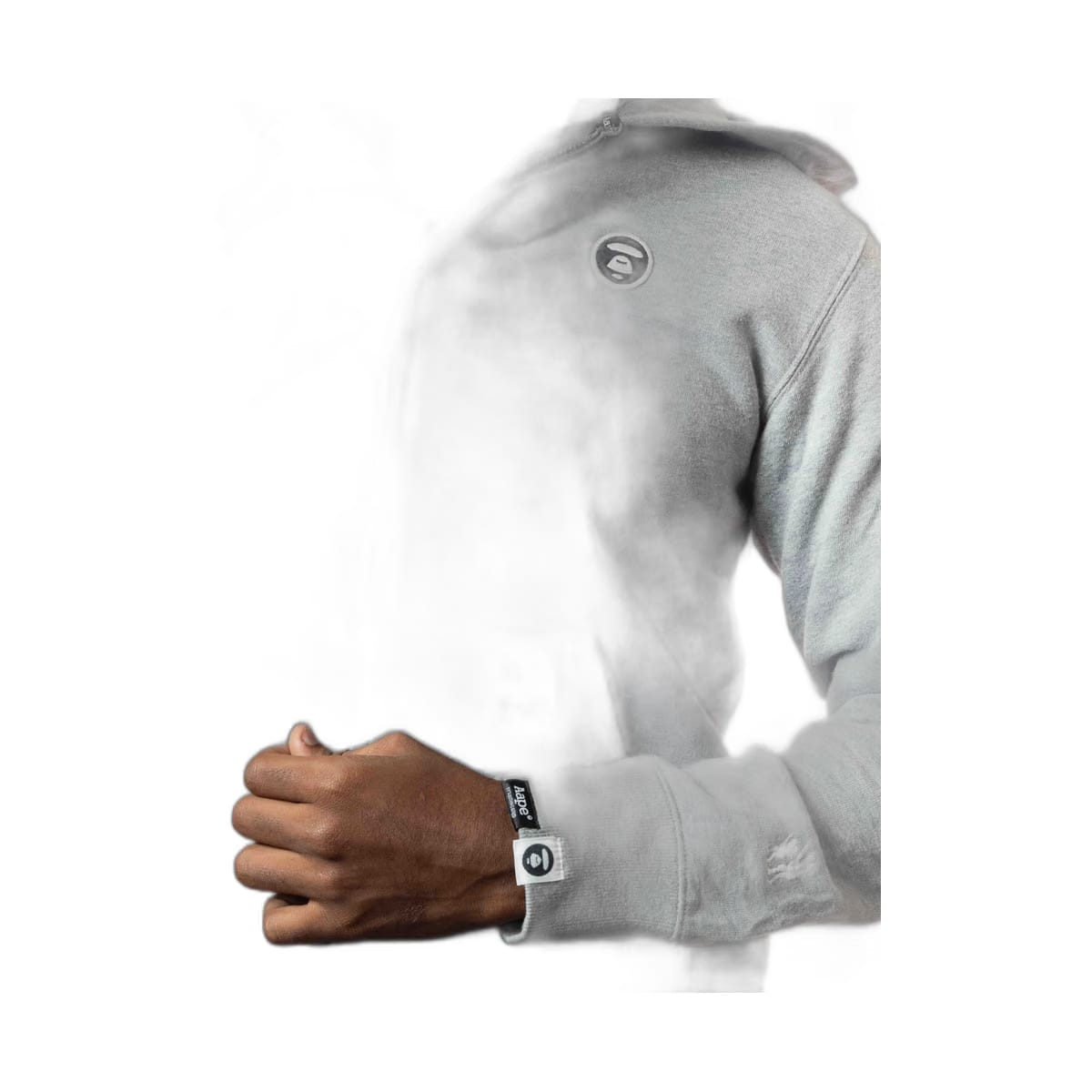 Aape By A Bathing Ape Grey Hoodie (M)