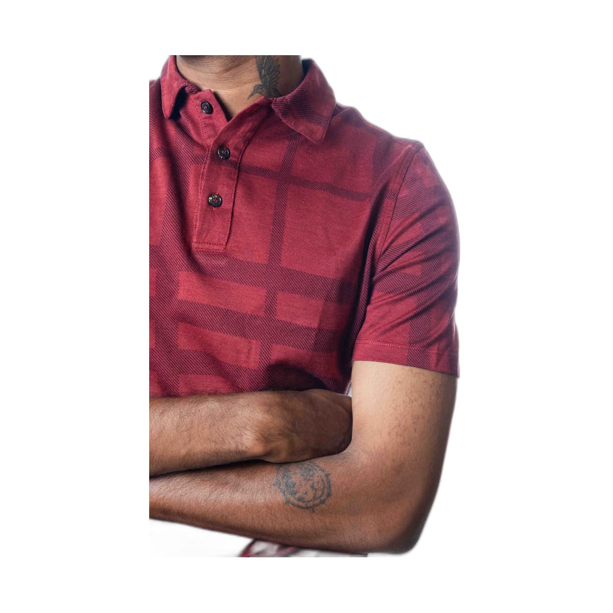 Burberry Checks Polo T-Shirt (M)