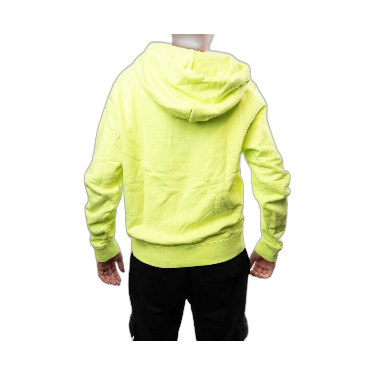 Off-White Logo Slim Hooded - Neon Green (M)