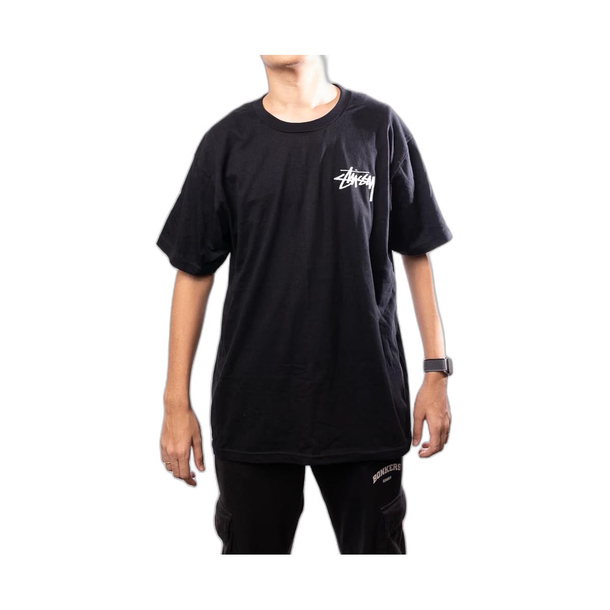 Stussy Unisex Black Sara T-Shirt - Black (L)