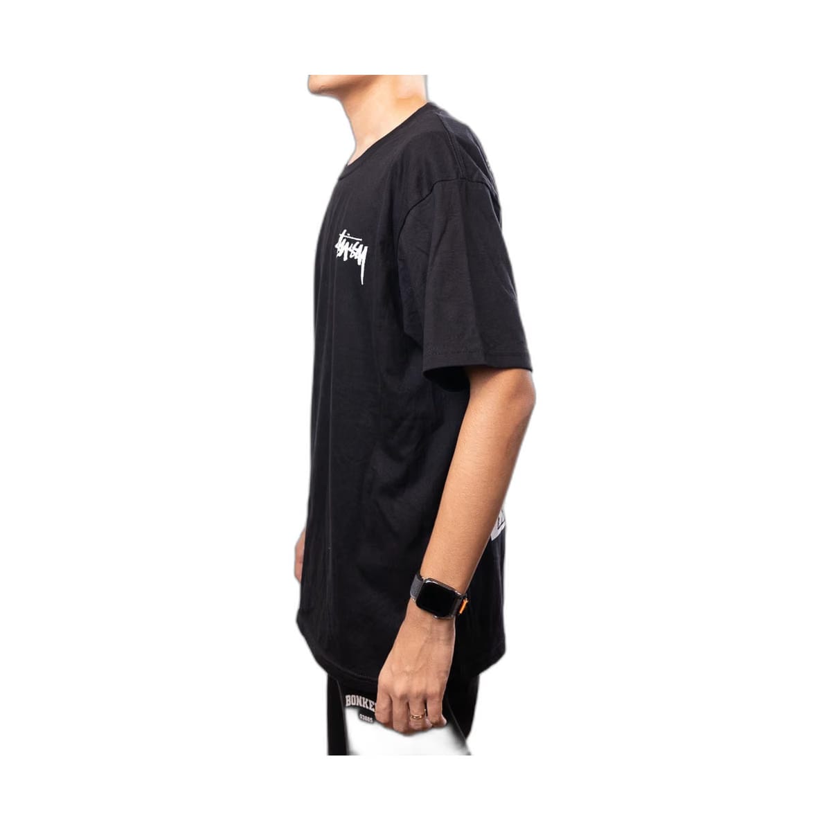 Stussy Unisex Black Sara T-Shirt - Black (L)