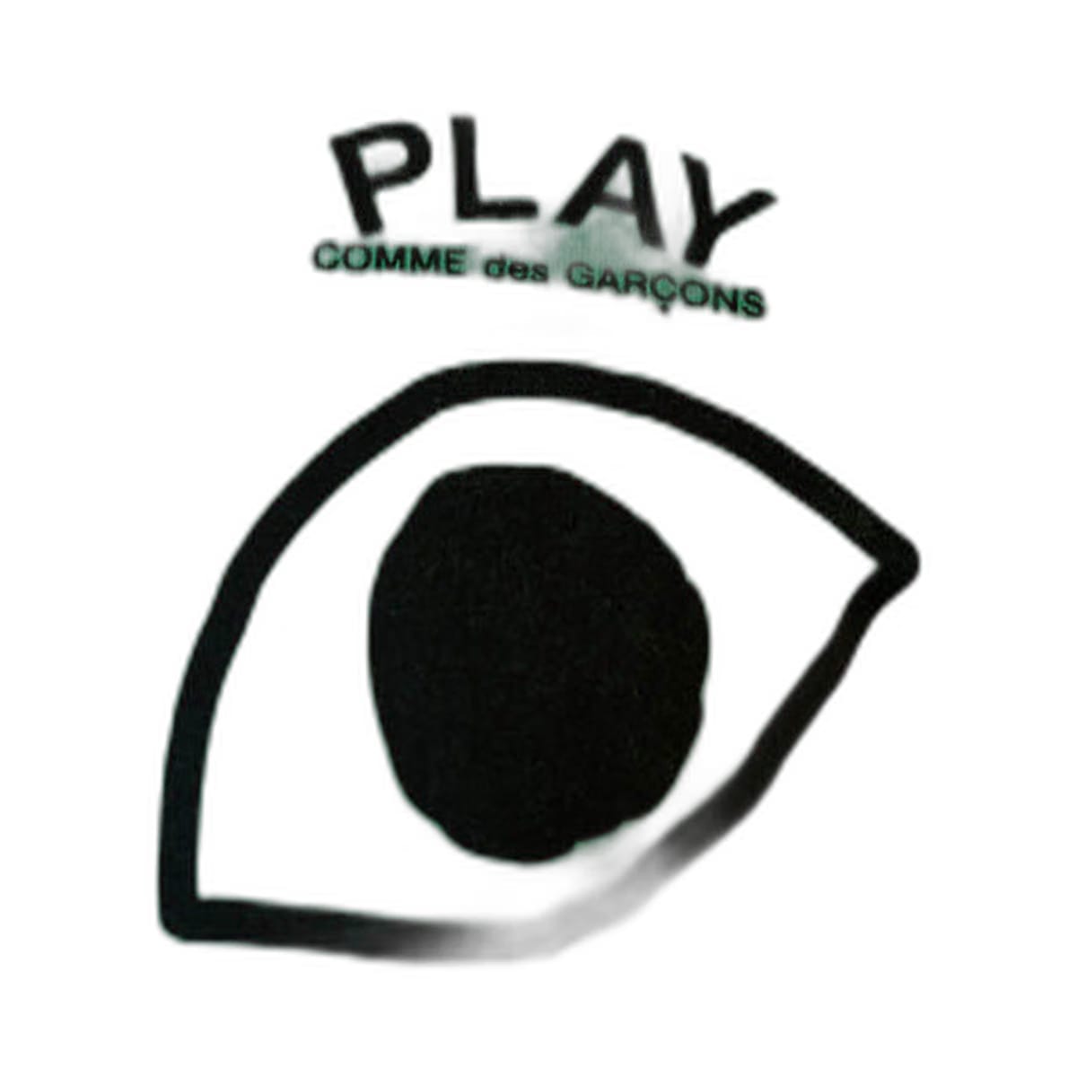 CDG Play Printed Green Eyes T-Shirt (M)