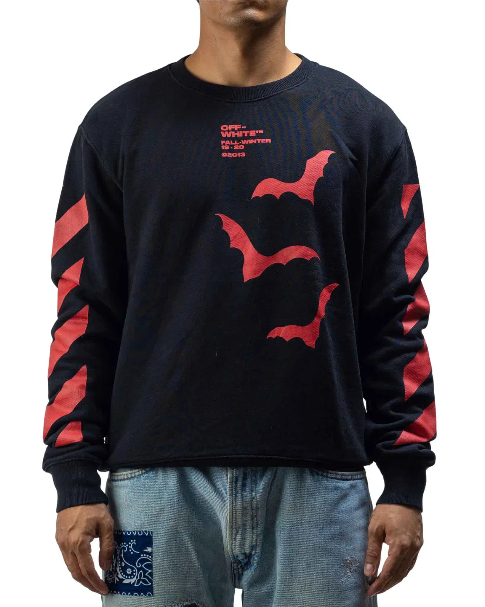 Off-White Bats Crewneck Sweatshirt (M)