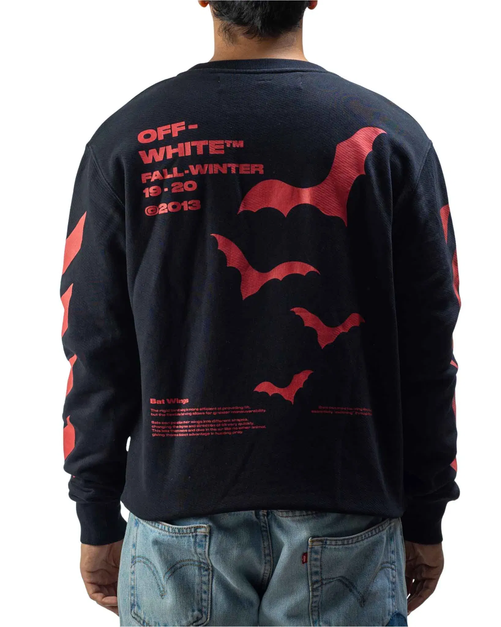 Off-White Bats Crewneck Sweatshirt (M)