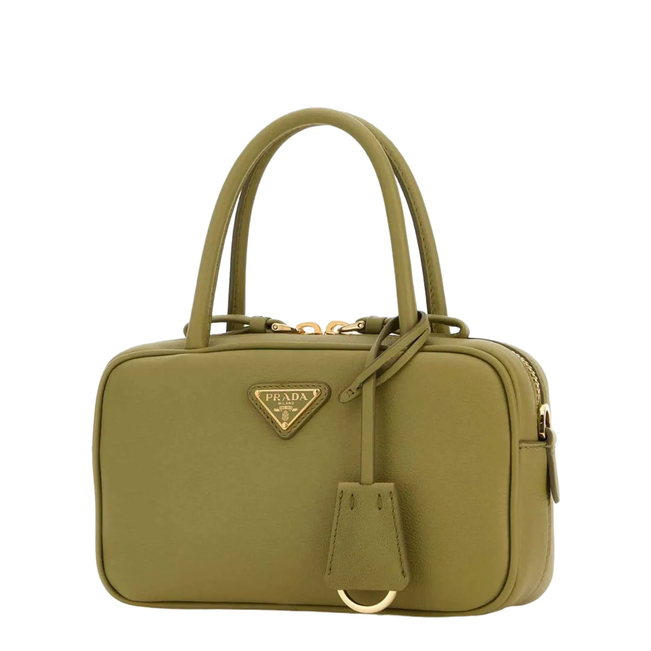 Sage Green Leather Handbag
