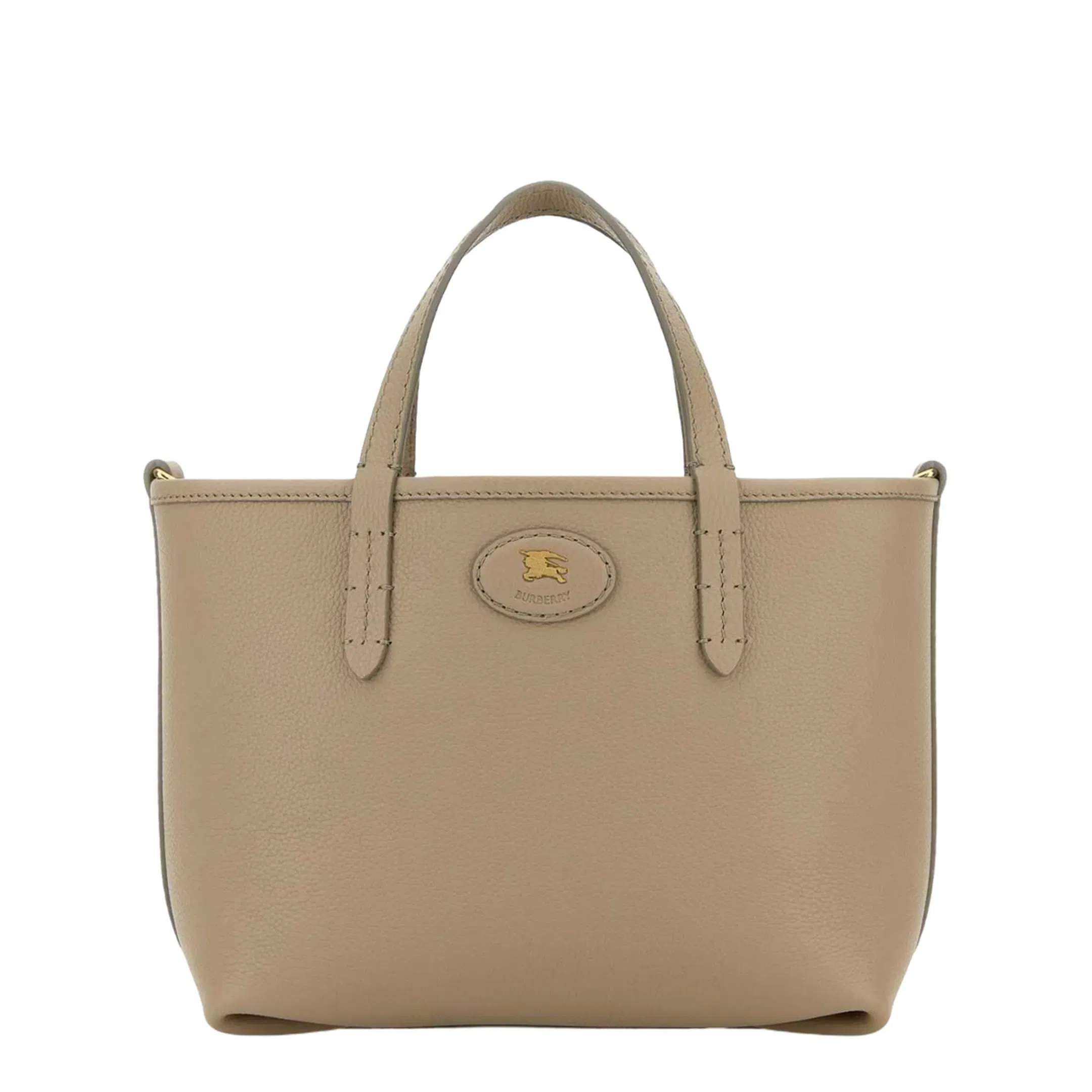 Dove Grey Leather Mini Bloomsbury Reversible Handbag