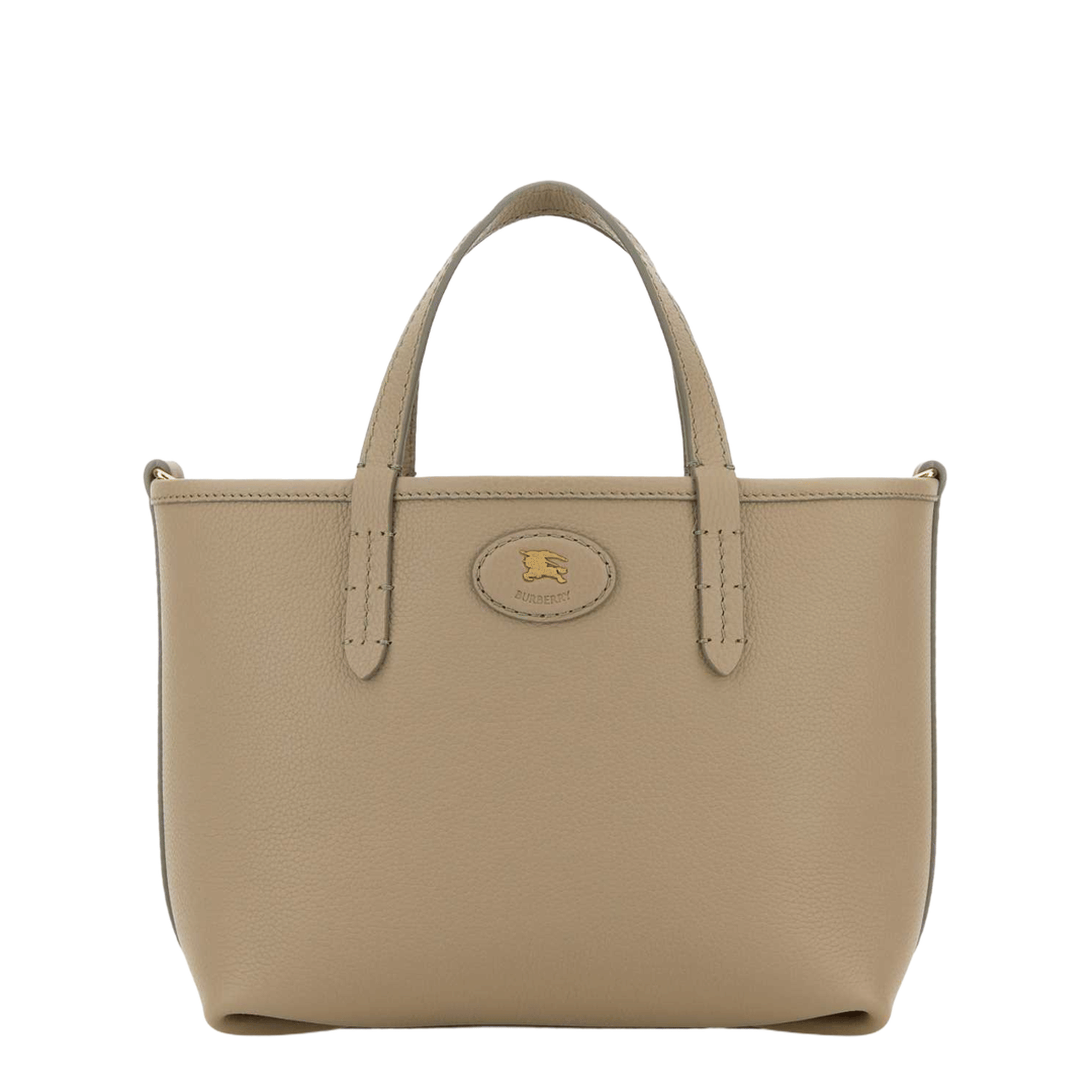 Dove Grey Leather Mini Bloomsbury Reversible Handbag